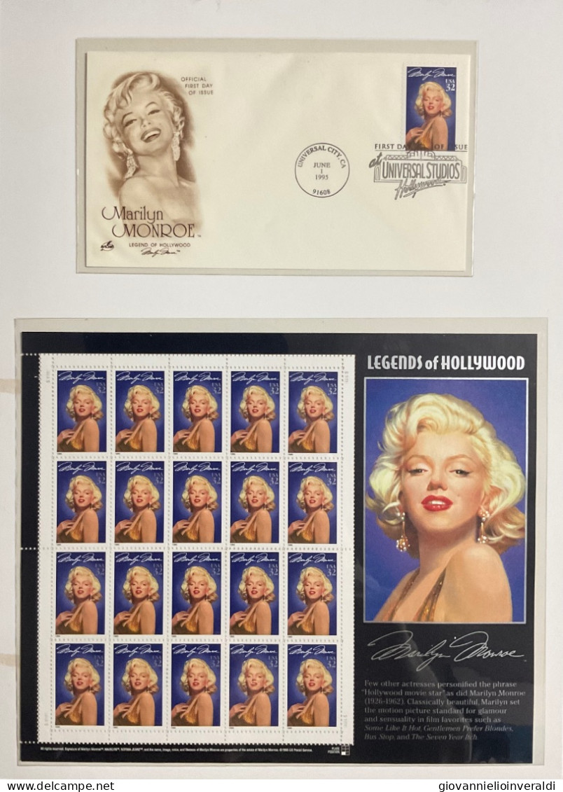 Le Leggende Di Hollywood. - Unused Stamps