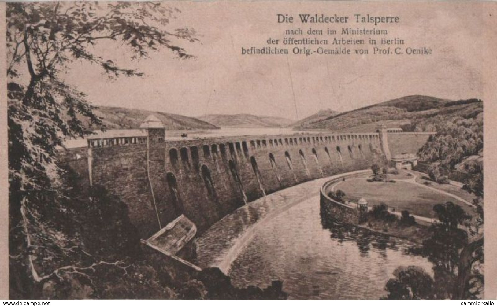 86353 - Waldeck - Waldecker Talsperre - Ca. 1935 - Waldeck