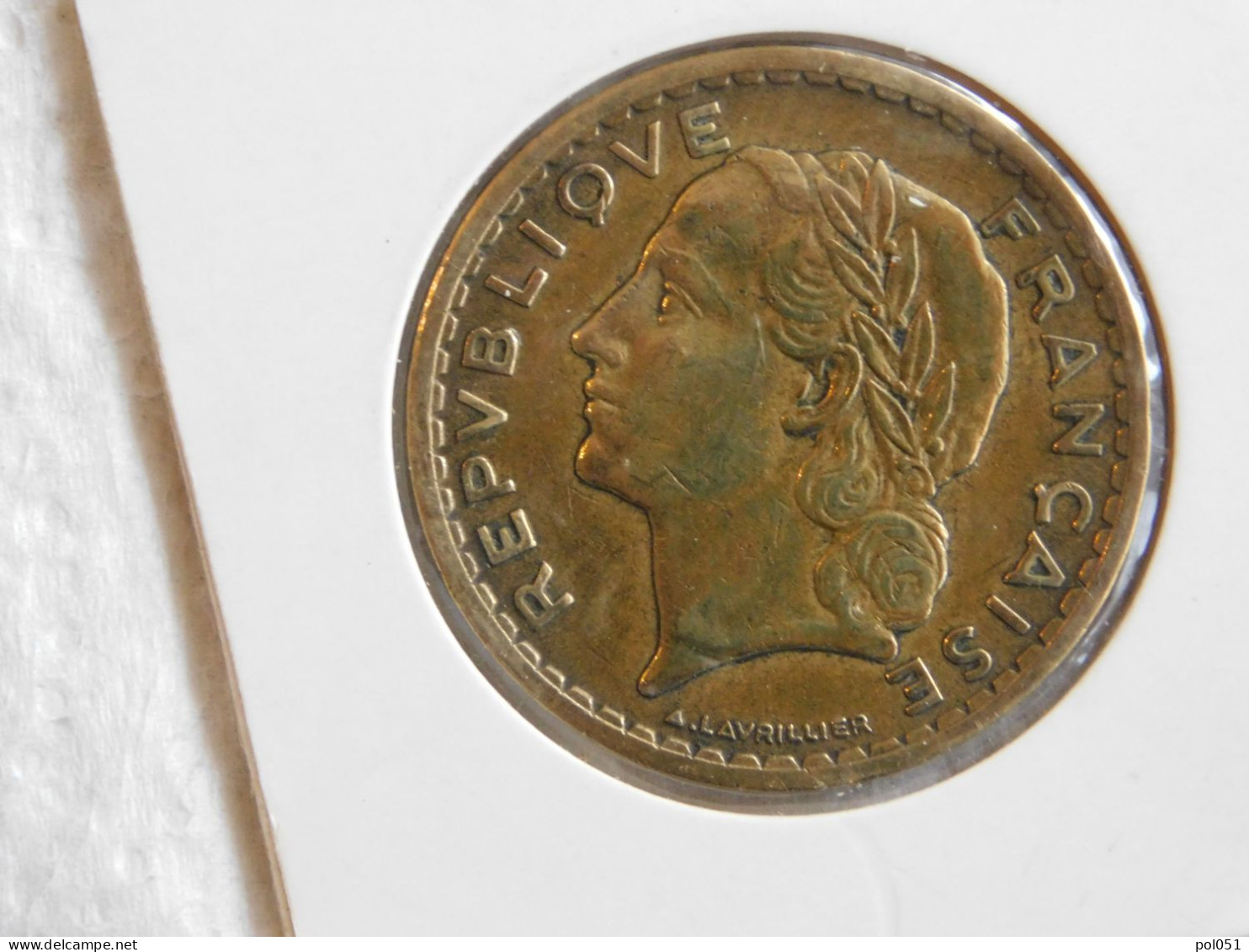 France 5 Francs 1940 LAVRILLIER, BRONZE ALUMINIUM (870) - 5 Francs