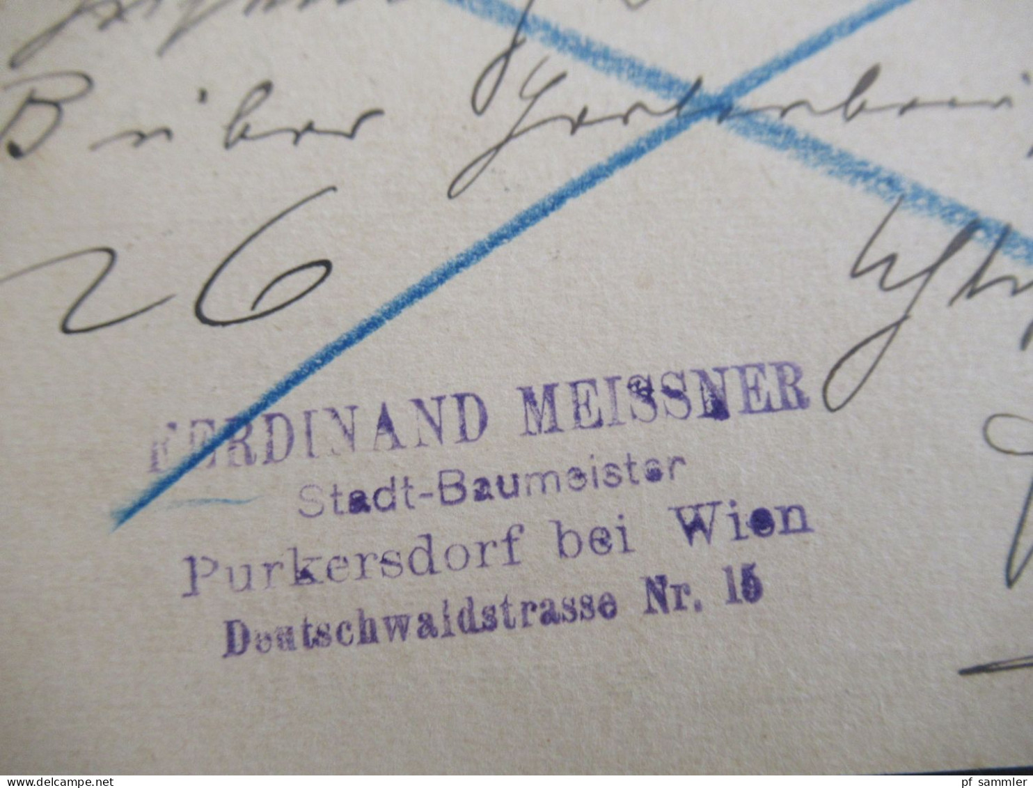 Österreich 1901 GA 5 Heller Strichstempel Vöslau Nach Billwerder Bergedorf Mit Ank. Gitterstempel Bergedorf - Cartes Postales