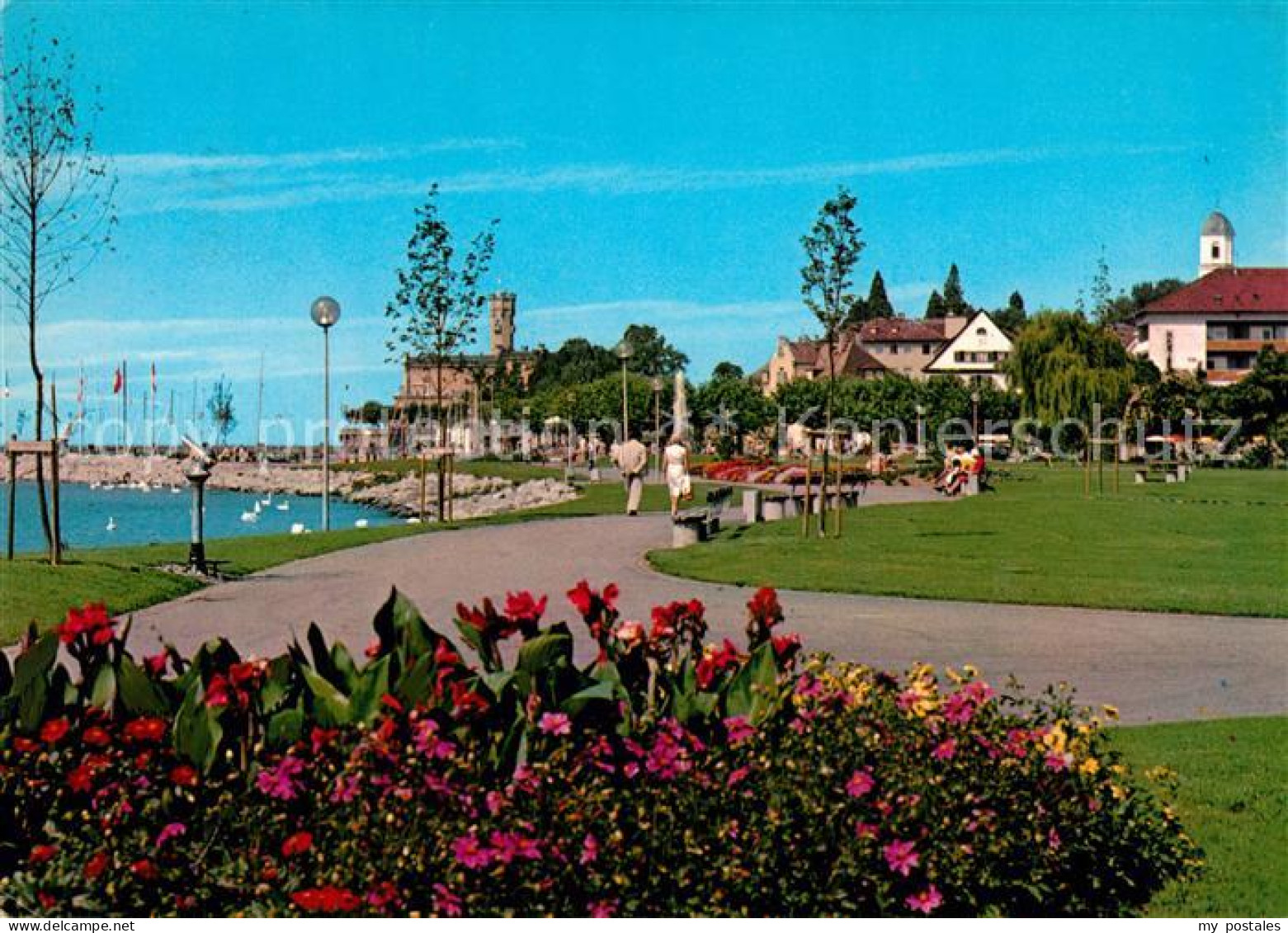 73312065 Langenargen Bodensee Seepromenade Schloss Montfort Langenargen Bodensee - Langenargen