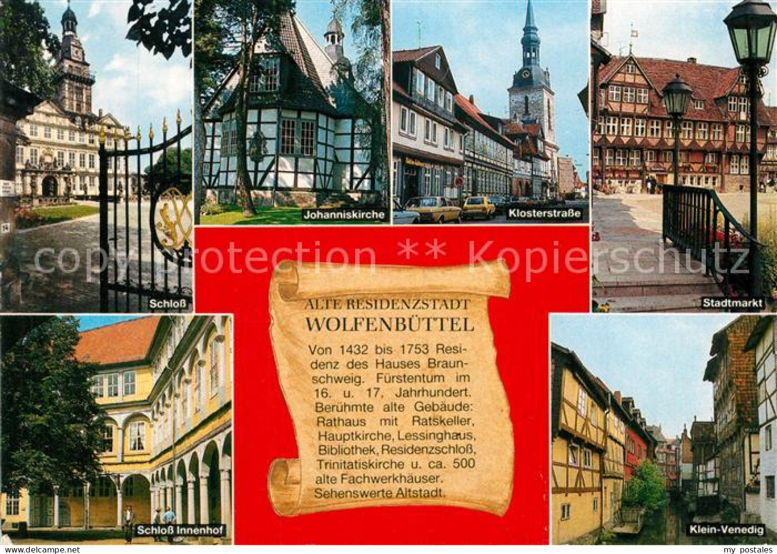 73311963 Wolfenbuettel Schloss Innenhof Klein Venedig Klosterstrasse Wolfenbuett - Wolfenbuettel