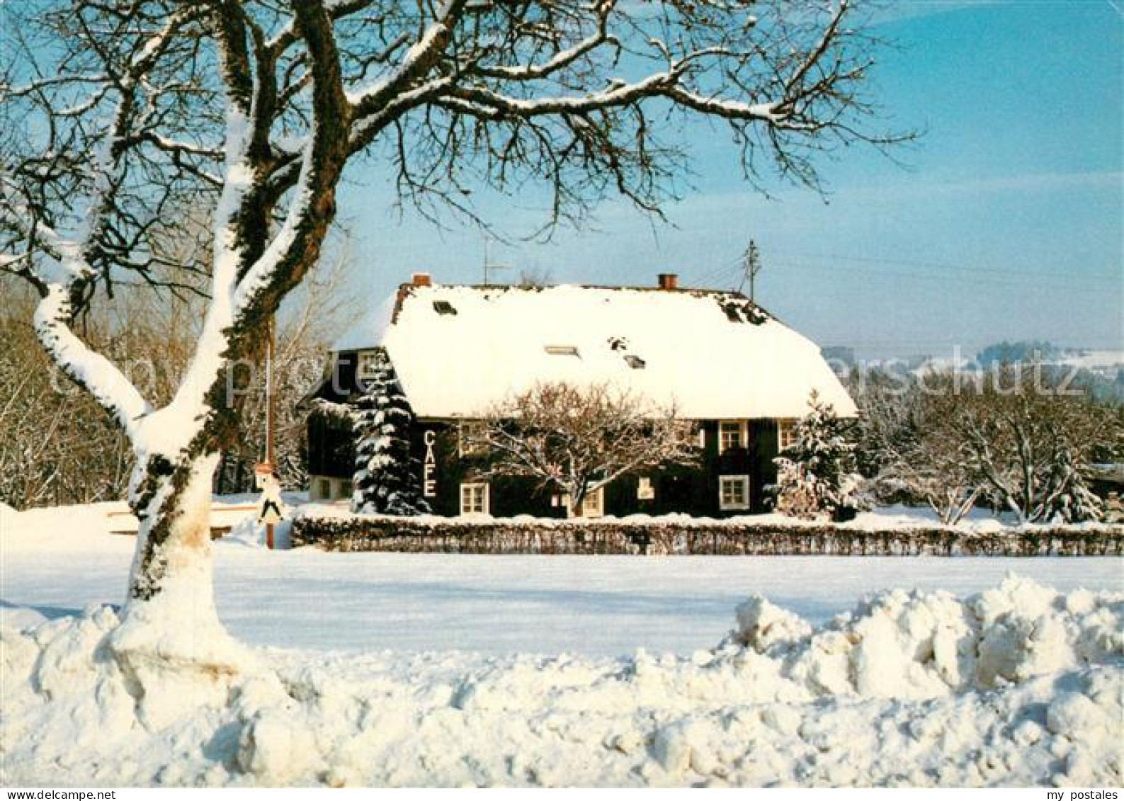 73311430 Holzschlag Bonndorf Pension Cafe Reichenbaechle Winter Holzschlag Bonnd - Bonndorf