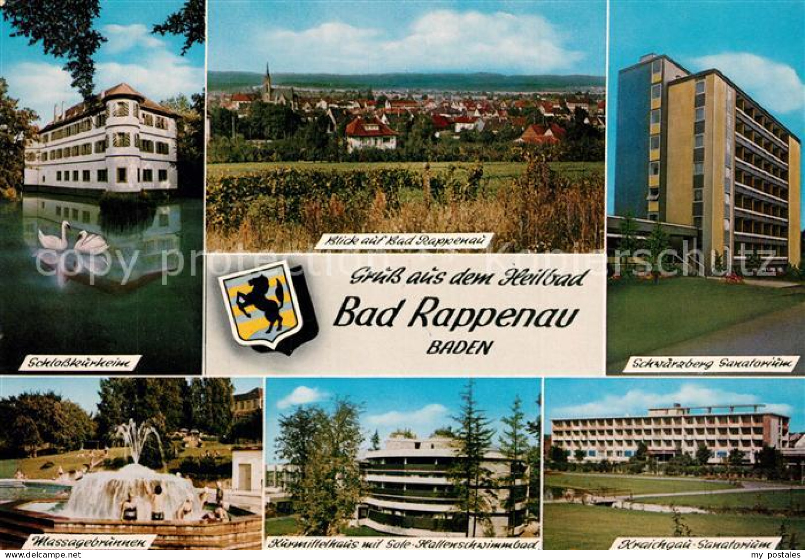 73311387 Bad Rappenau Schlosskurklinik Massagebrunnen Schwaerzberg Sanatorium Ba - Bad Rappenau