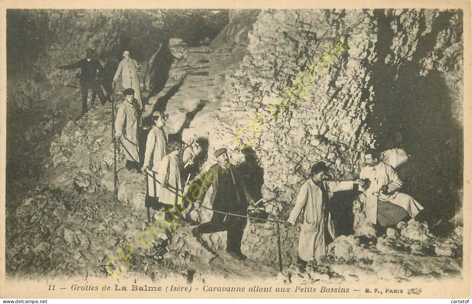 38.  Grottes De LA BALME . Caravanne Allant Aux Petits Bassins . - La Balme-les-Grottes