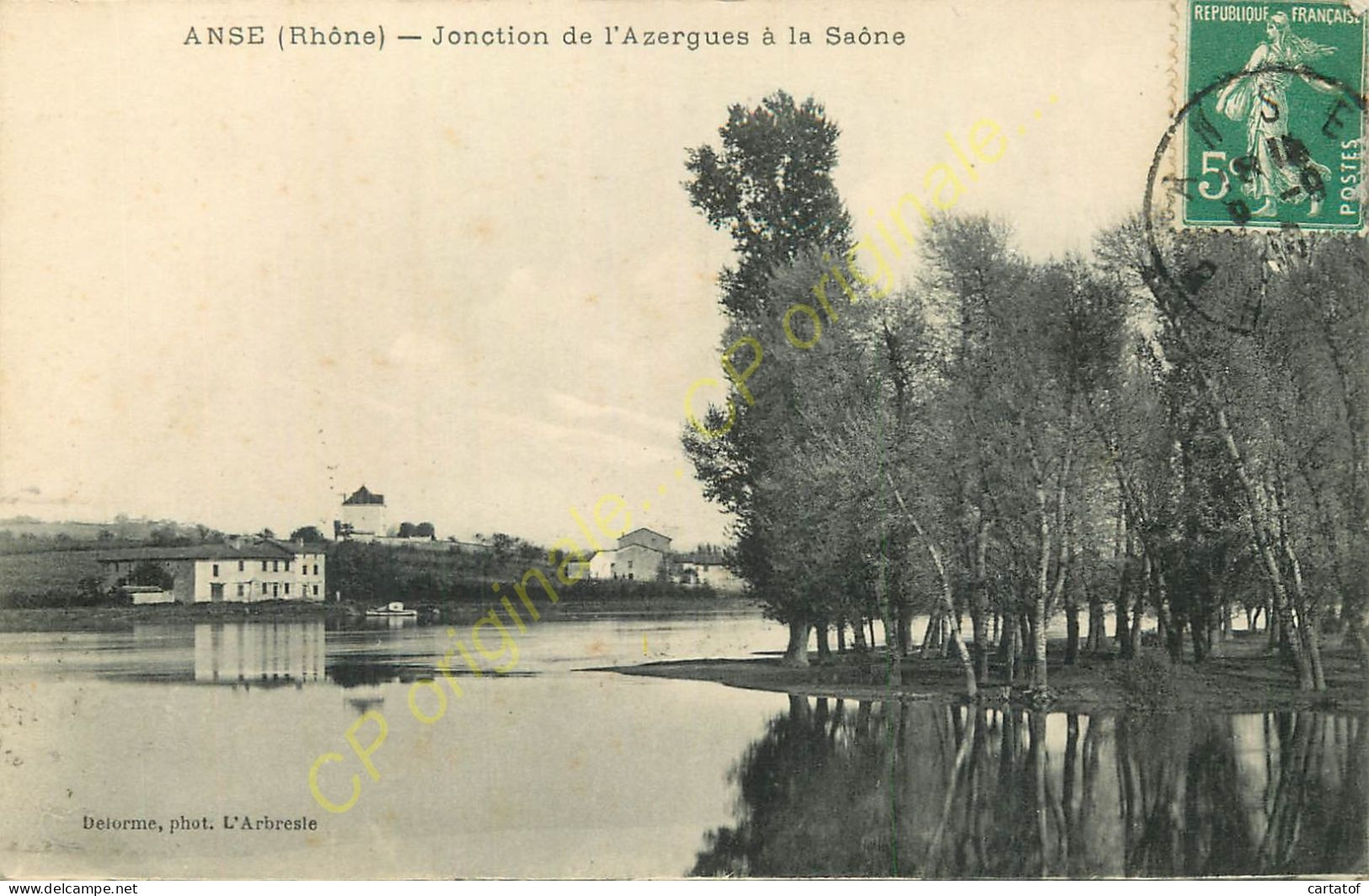 69.  ANSE . Jonction De L'Azergues à La Saône . - Anse