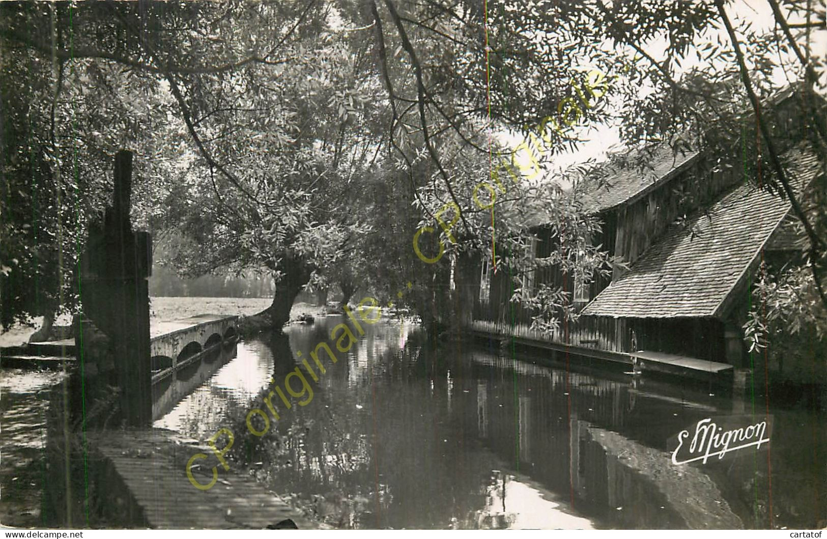 27.  TILLIERES Sur AVRE .  Vue Sur L'Avre Au Moulin . - Tillières-sur-Avre