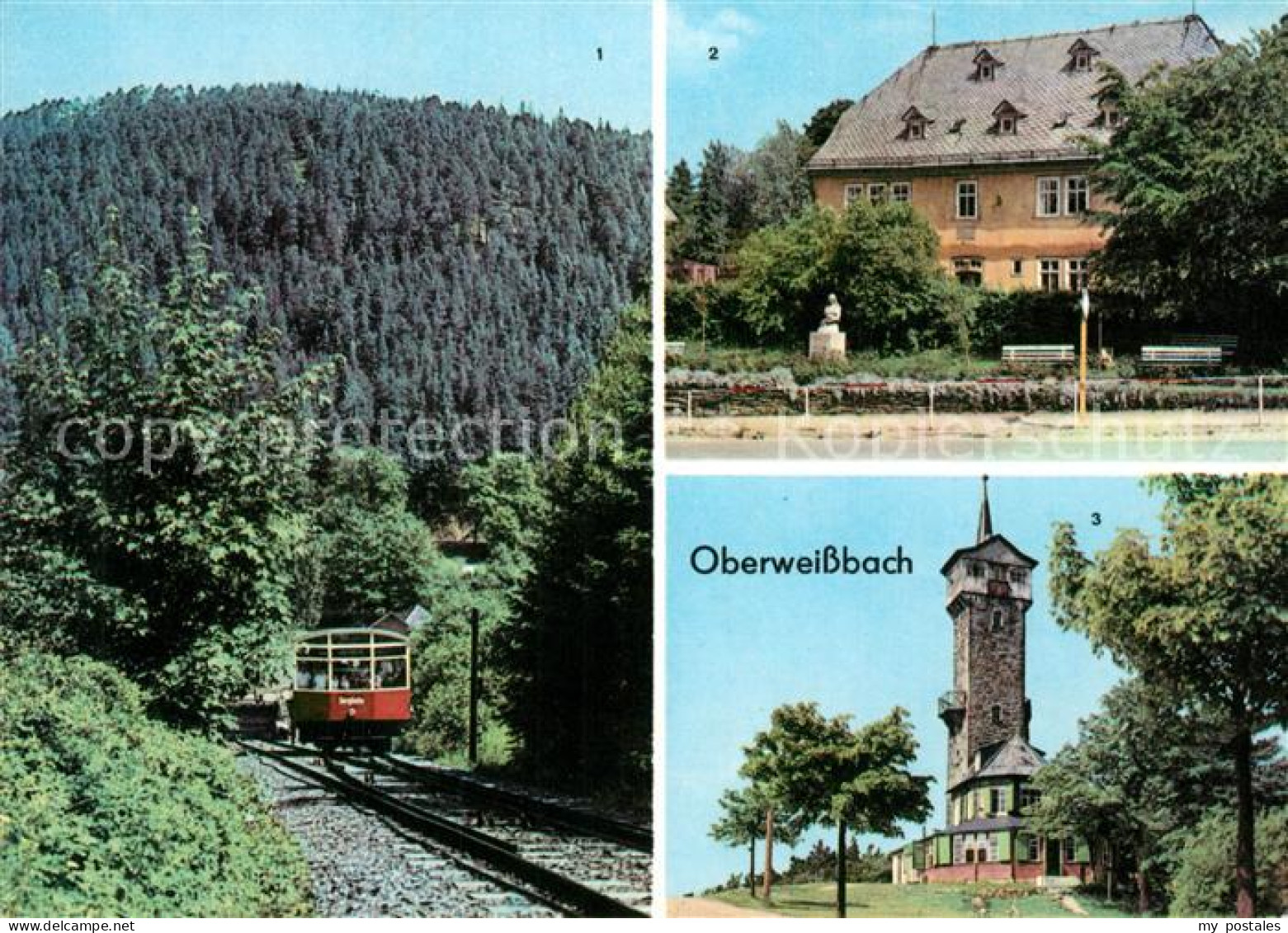 73305958 Oberweissbach Bergbahn Froebelhaus Froebelturm Oberweissbach - Oberweissbach