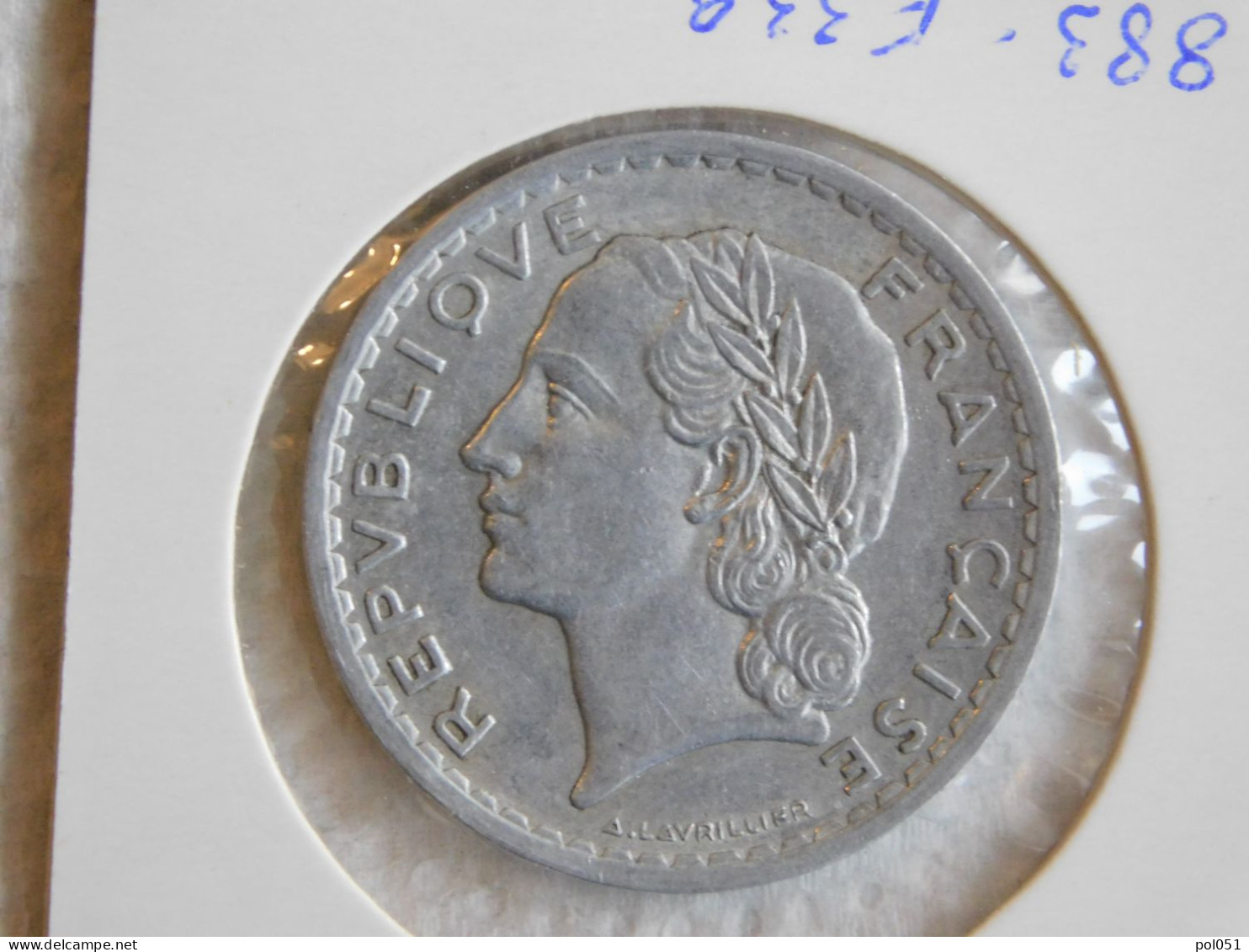 France 5 Francs 1946 C LAVRILLIER, ALUMINIUM (883) - 5 Francs