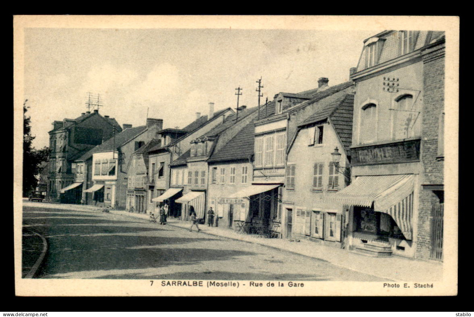 57 - SARRALBE - RUE DE LA GARE - Sarralbe