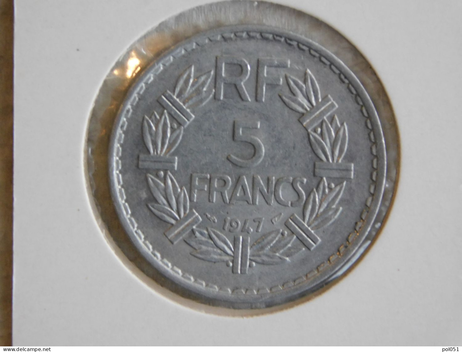 France 5 Francs 1947 9 Ouvert LAVRILLIER, ALUMINIUM (884) - 5 Francs