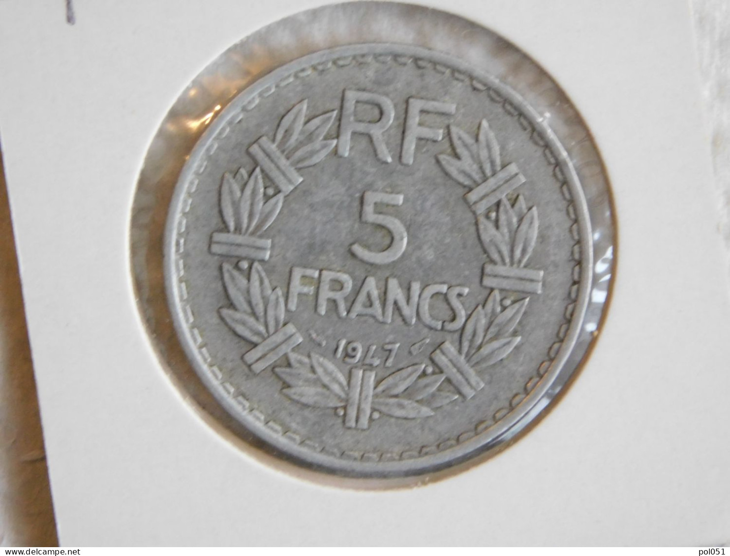 France 5 Francs 1947 9 Fermé LAVRILLIER, ALUMINIUM (885) - 5 Francs