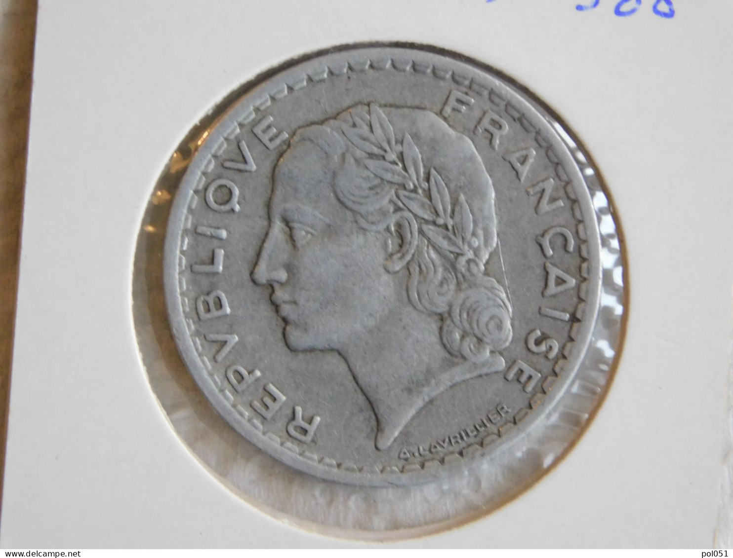 France 5 Francs 1947 9 Fermé LAVRILLIER, ALUMINIUM (885) - 5 Francs
