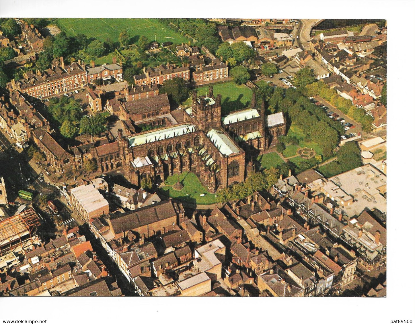 Grande Bretagne 1977  / CHESTER Cathedral - VUE AERIENNE / CPM Neuve N° CH 6 /77 / 10  //  TTBE / RARE Faire Offre - Chester
