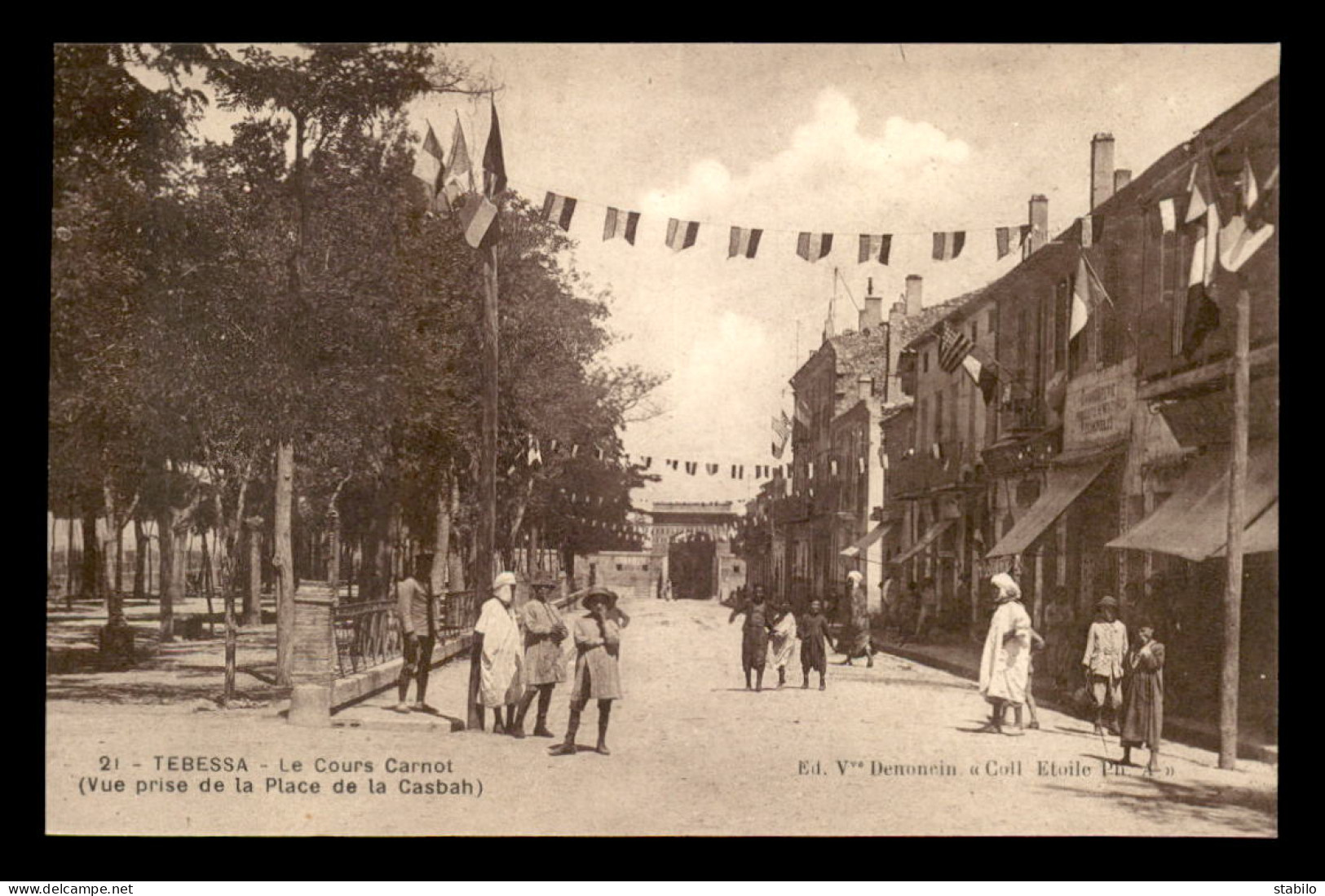 ALGERIE - TEBESSA - LE COURS CARNOT  - Tébessa