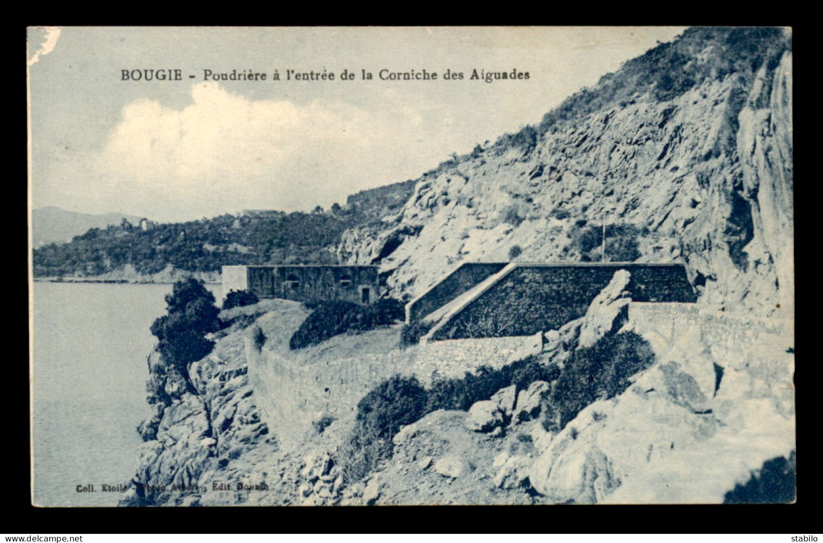 ALGERIE - BOUGIE - POUDRIERE A L'ENTREE DE LA CORNICHE DES AIGUADES - Bejaia (Bougie)