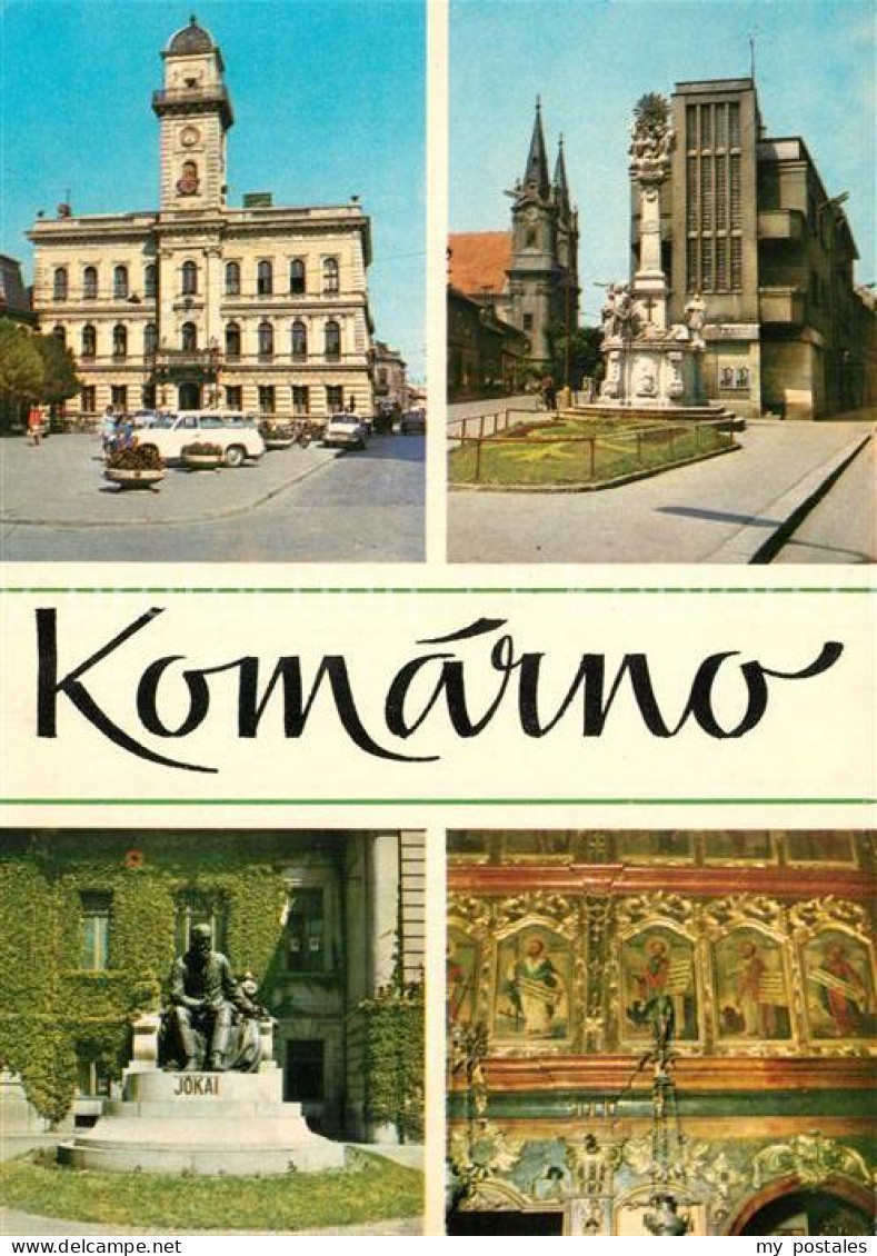 73300512 Komarno_Komarom_Slovakia Radnica Kostol Muzeum Rathaus Kirche Denkmal - Slovaquie