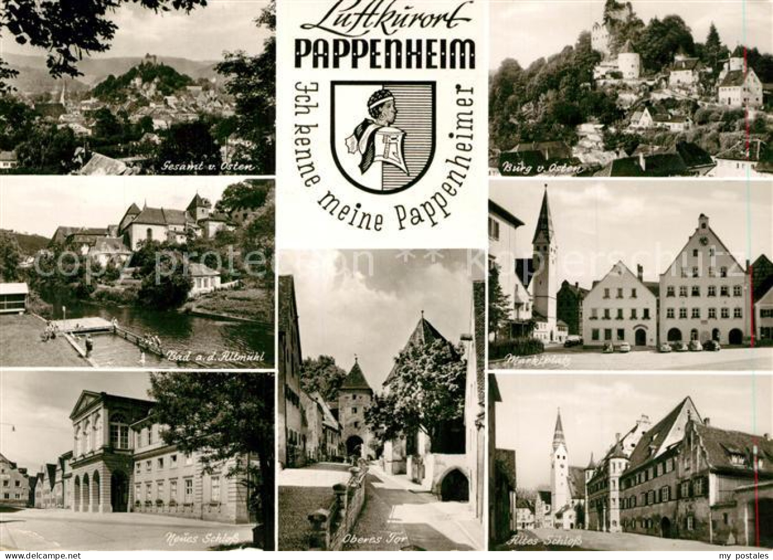 73297049 Pappenheim Mittelfranken Marktplatz Schloss Bad Altmuehl Burg  Pappenhe - Pappenheim