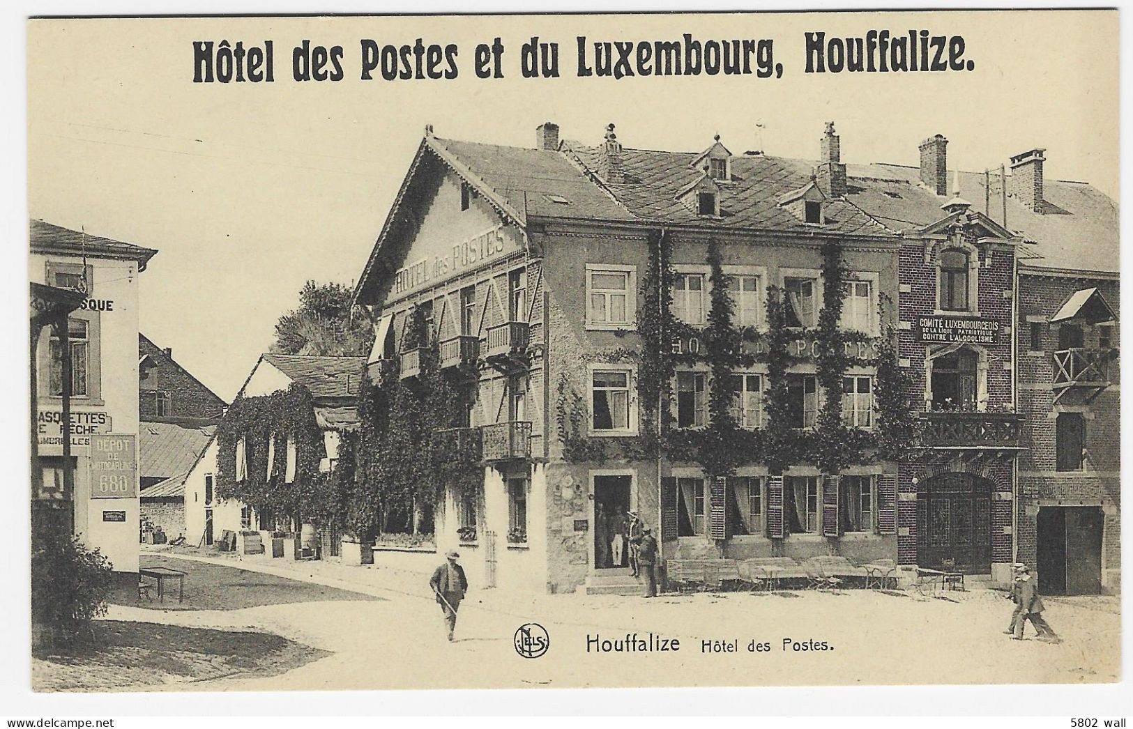 HOUFFALIZE : Hôtel Des Postes Et Du Luxembourg - Petite Animation - Houffalize