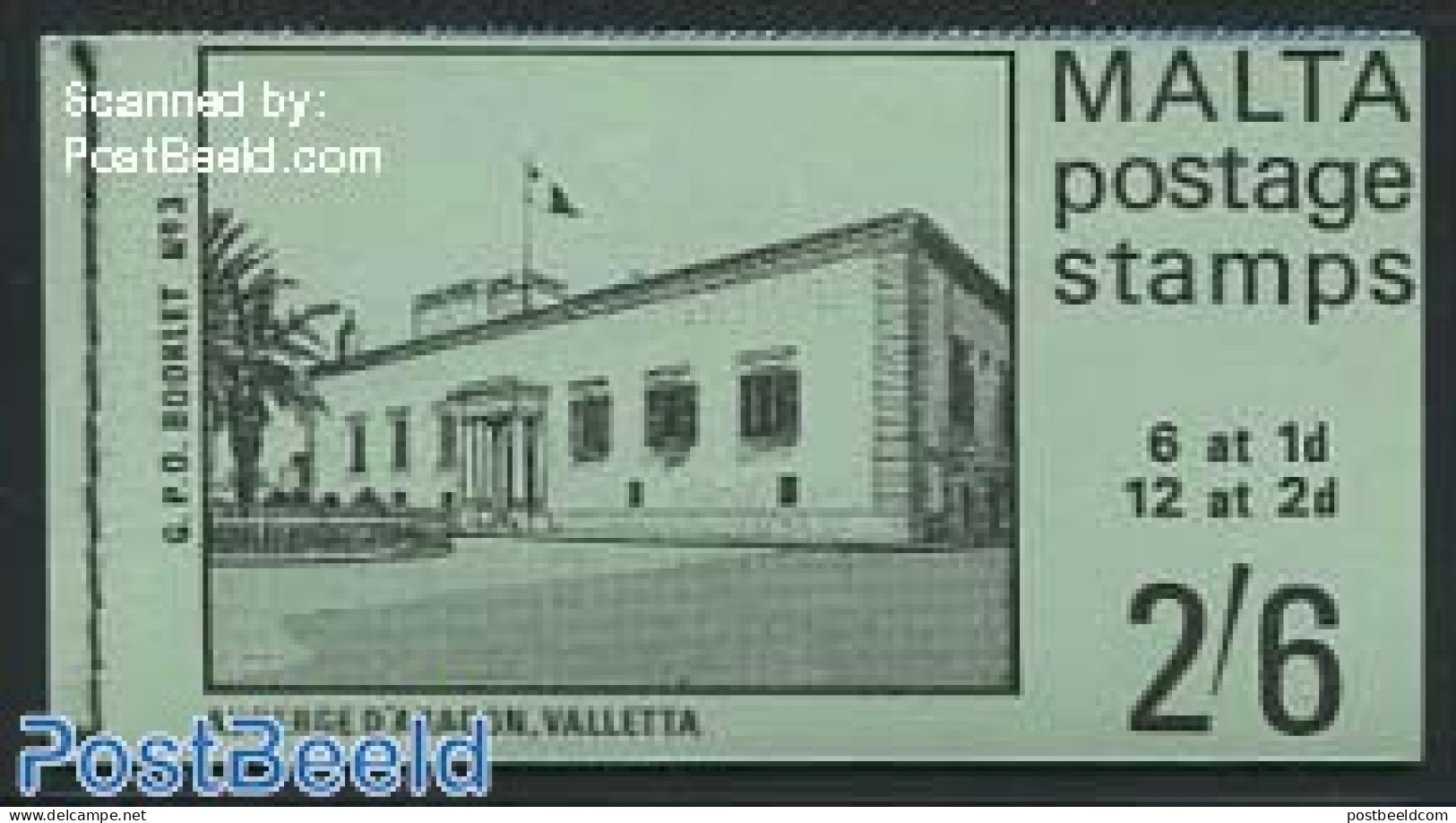 Malta 1970 Definitives Booklet, Mint NH, Stamp Booklets - Non Classés