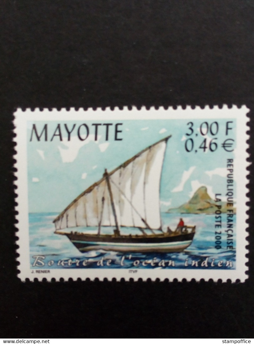 MAYOTTE MI-NR. 79 POSTFRISCH(MINT) FISCHERBOOT 2000 - Ungebraucht