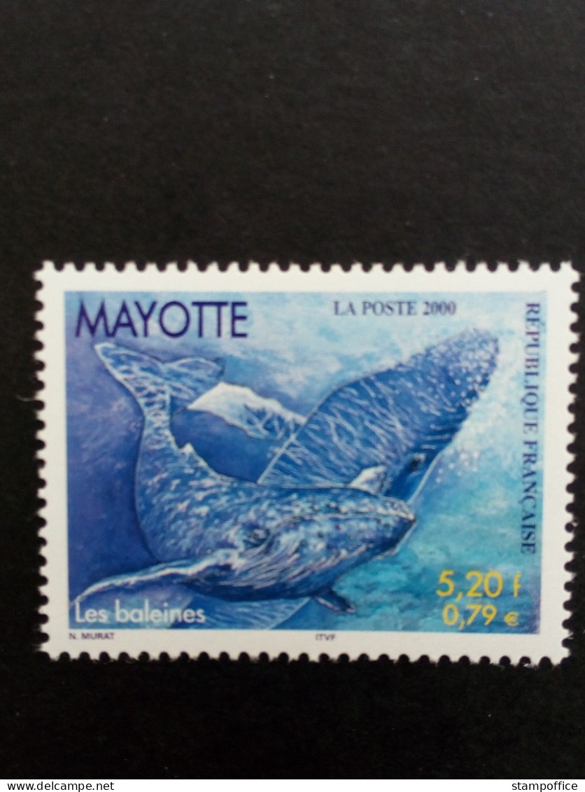 MAYOTTE MI-NR. 80 POSTFRISCH(MINT) BLAUWAL 2000 - Unused Stamps