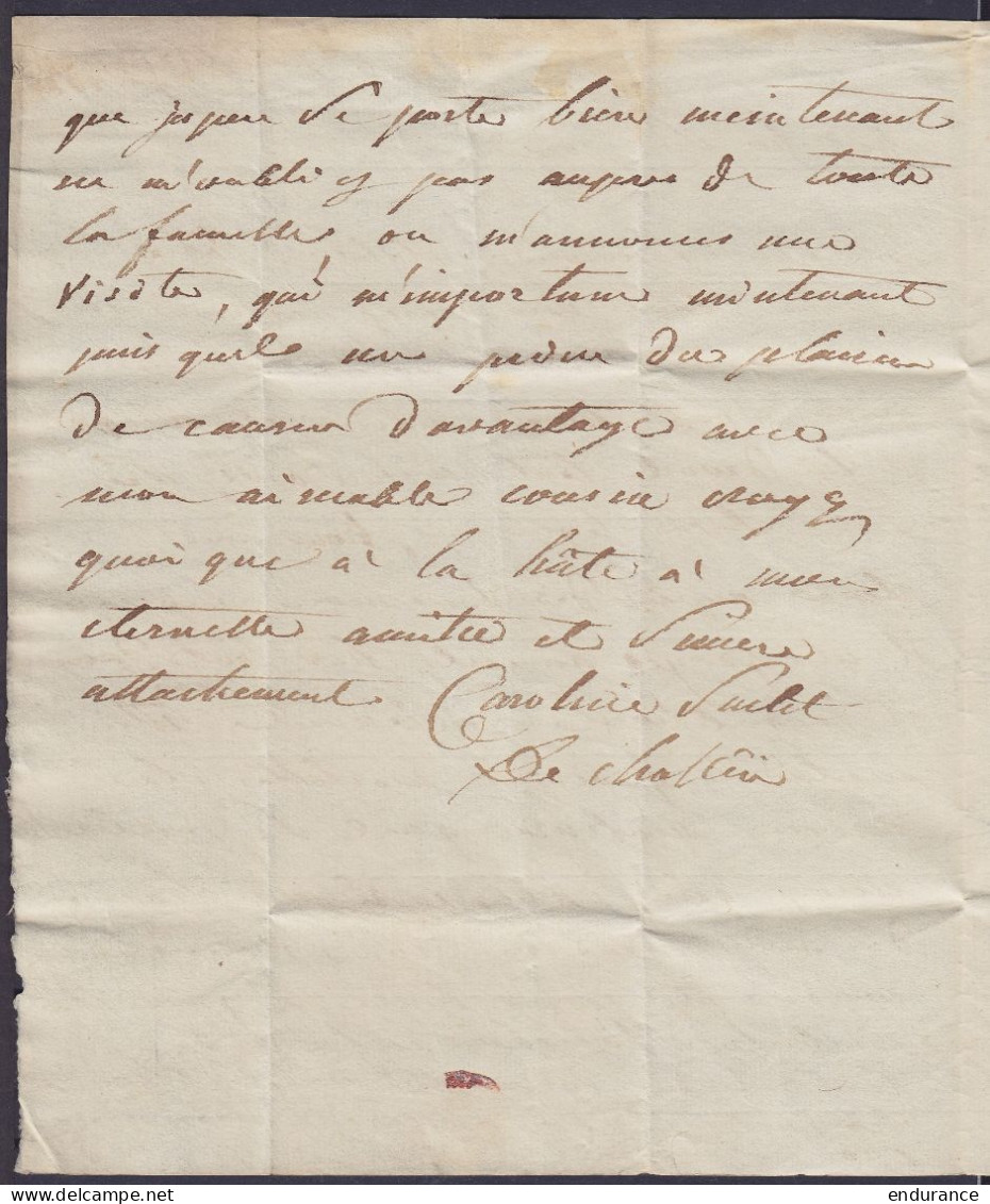 L. Datée 25 Mars 1820 De ST-TROND Pour GAND - Griffe "St-TRUYEN - Port "4" - 1815-1830 (Hollandse Tijd)