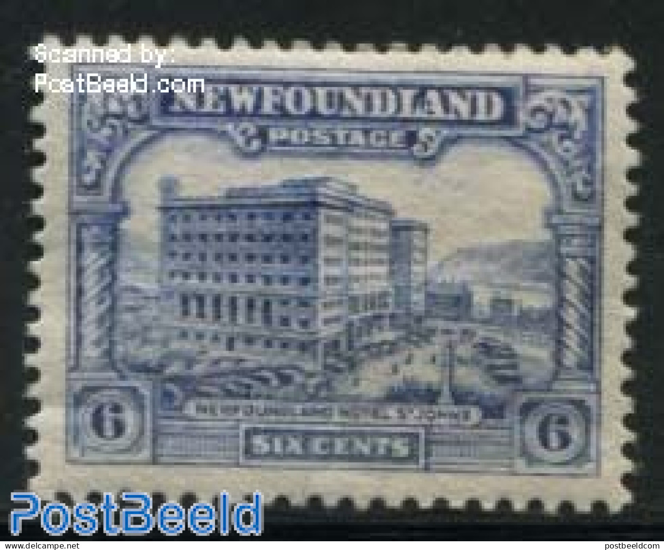 Newfoundland 1931 6c, With WM, Stamp Out Of Set, Unused (hinged), Various - Hotels - Hôtellerie - Horeca