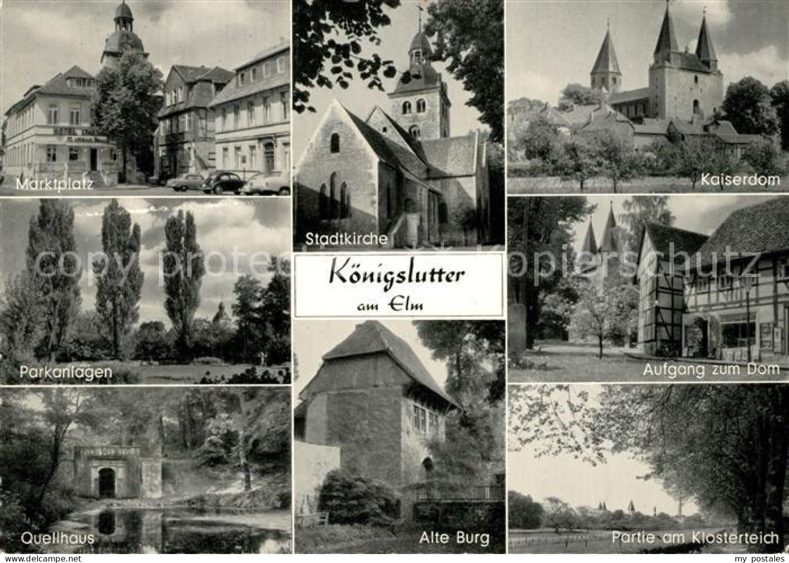 73293116 Koenigslutter Elm Marktplatz Kaiserdom Klosterteich Alte-Burg Quellhaus - Königslutter