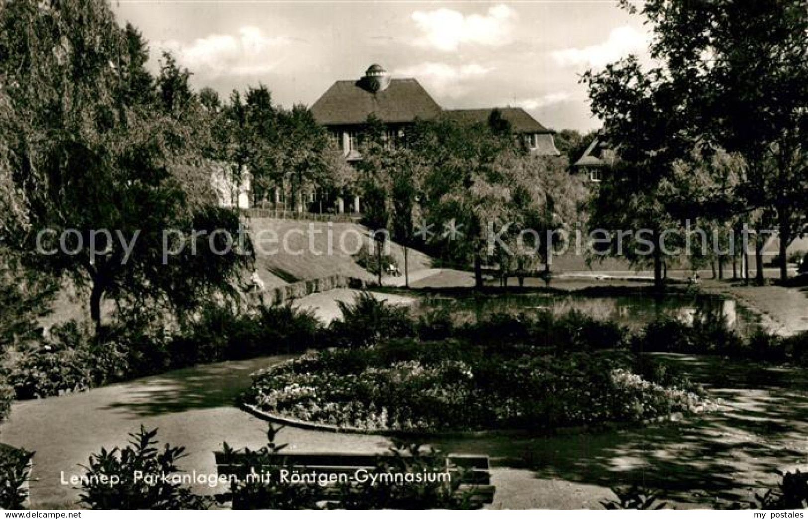 73292589 Lennep Parkanlagen Mit Roentgen Gymnasium Lennep - Remscheid