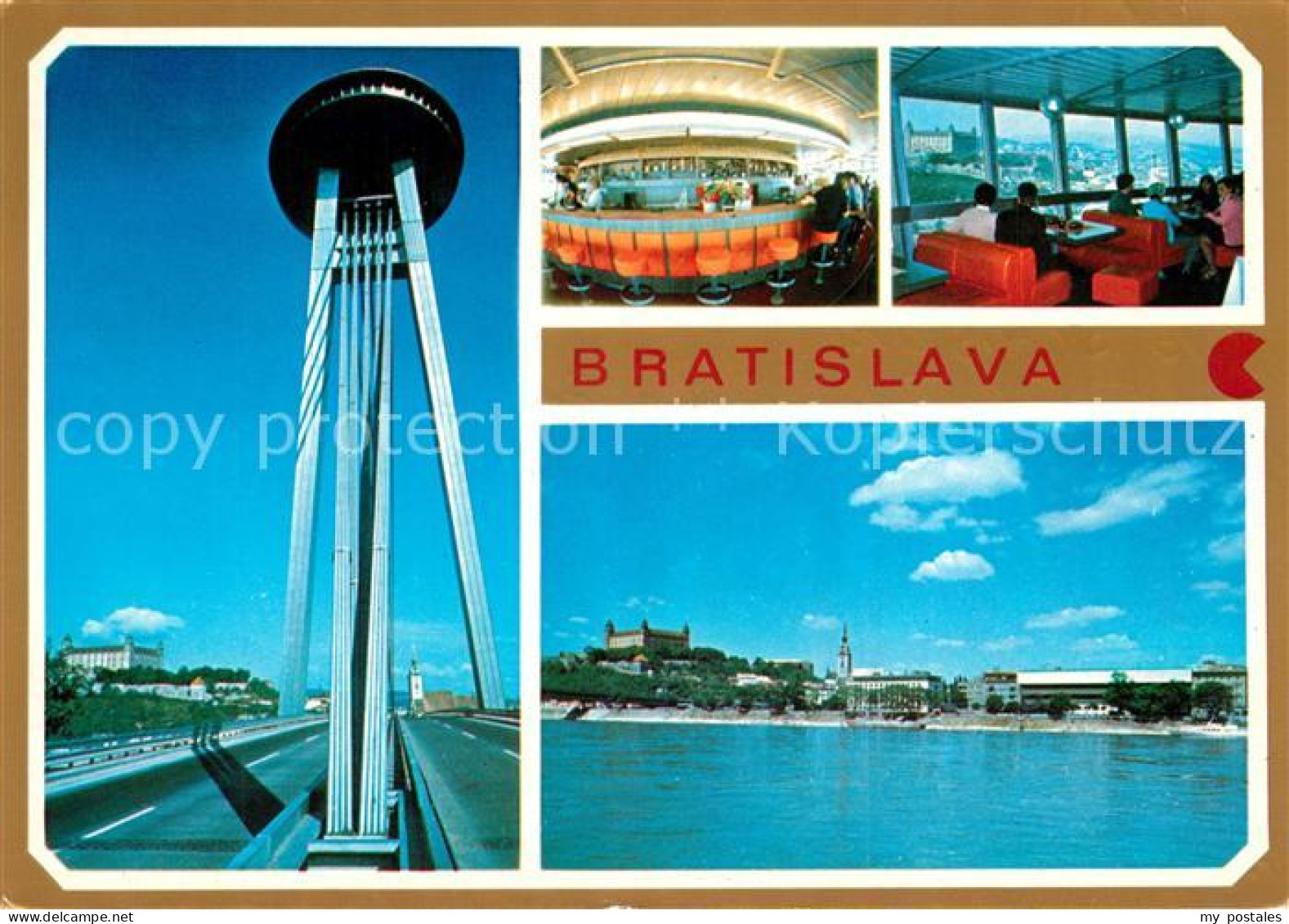 73290634 Bratislava Pressburg Pozsony Brueckenturm Restaurant  - Slovaquie