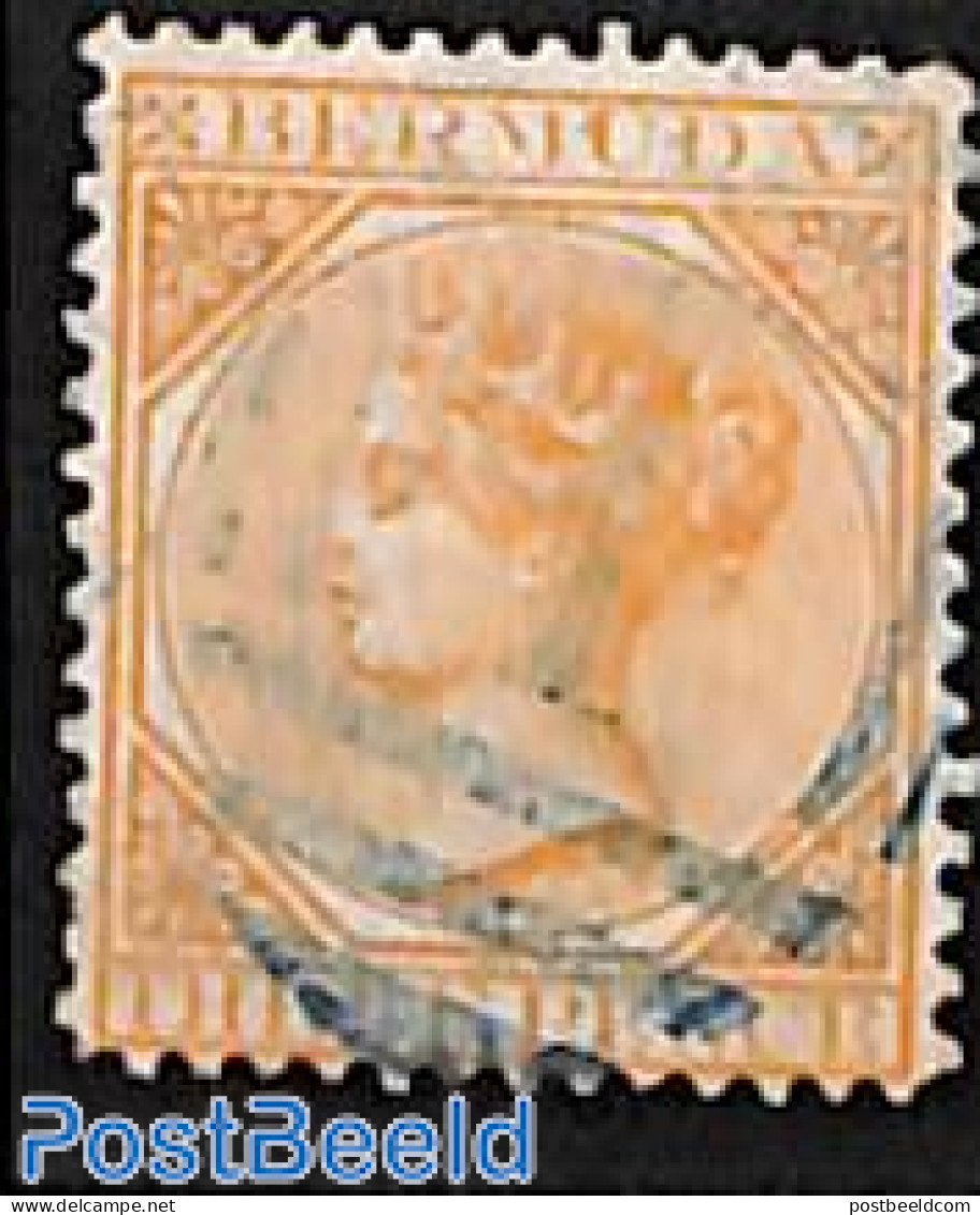Bermuda 1865 3d, Perf. 14:12.5, Used, Used Stamps - Bermudas