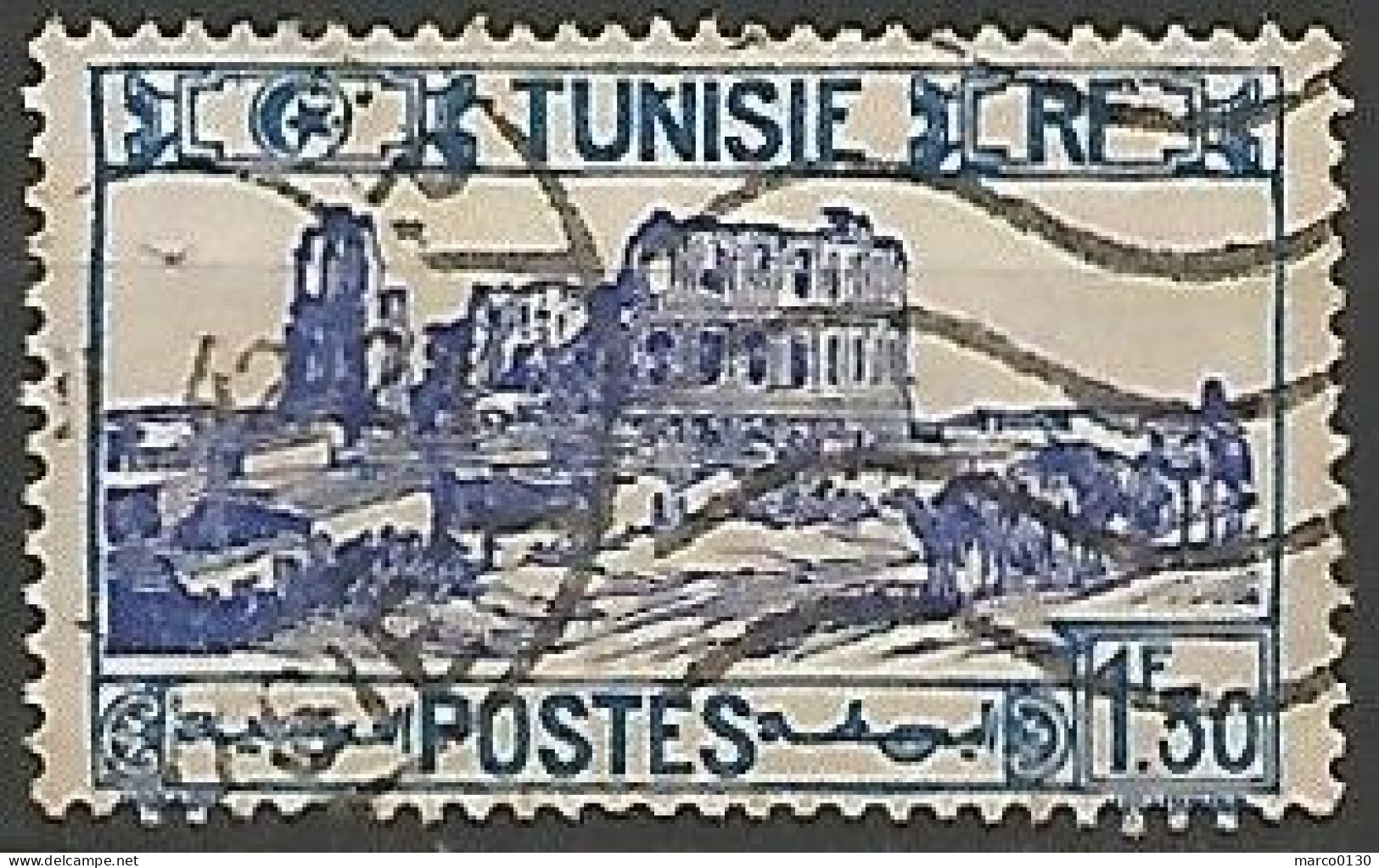 TUNISIE N° 140 OBLITERE - Usati