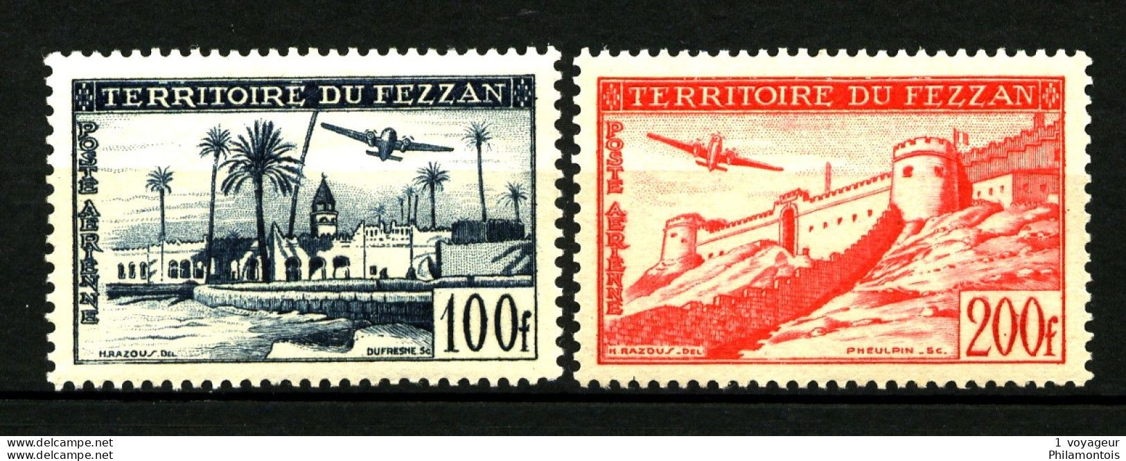 FEZZAN - PA  6 / 7 - Série Complète 2 Valeurs - Neufs N* - Très Beaux - Unused Stamps