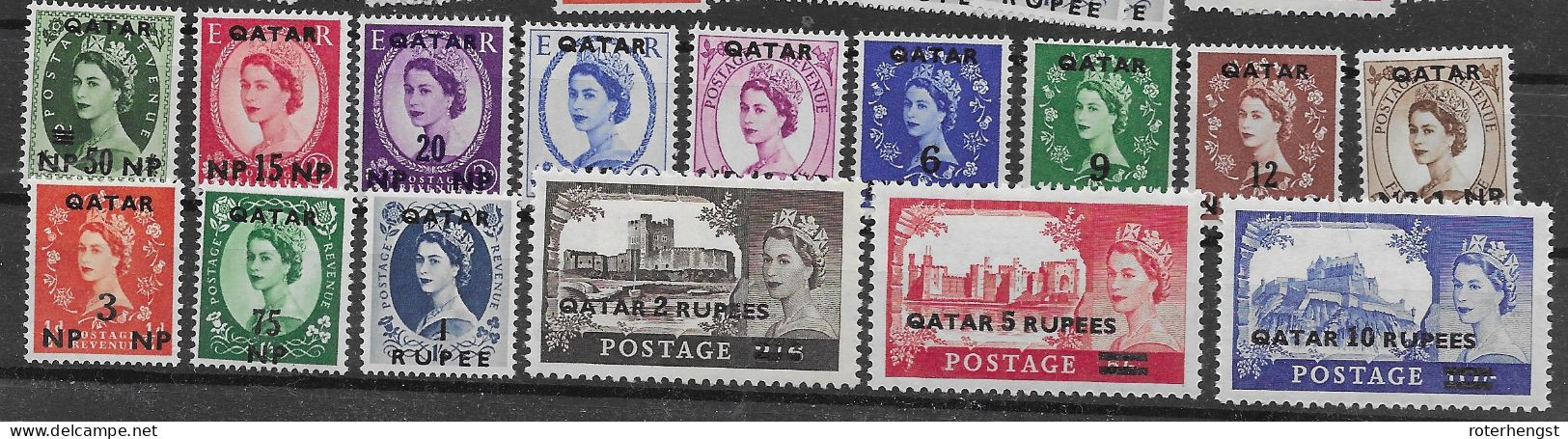 Qatar Mnh ** 60 Euros 1957 Complete Set - Qatar