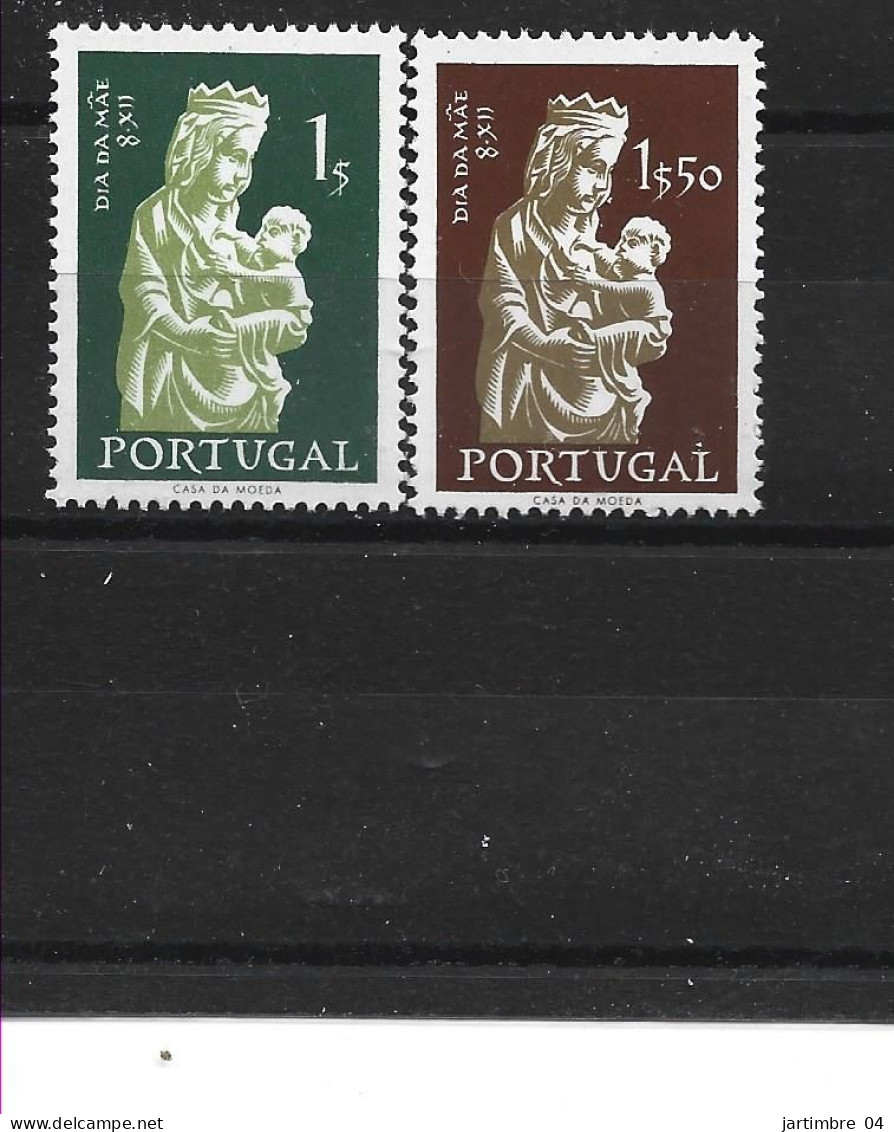 1956 PORTUGAL 835-36** Journée Des Mères, Statue - Ongebruikt