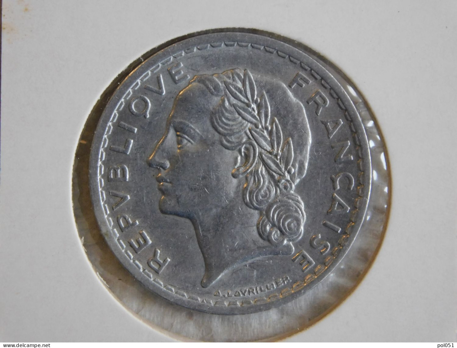 France 5 Francs 1949 9 Fermé LAVRILLIER, ALUMINIUM (889) - 5 Francs