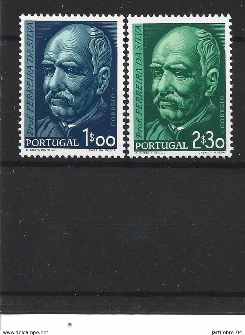 1956 PORTUGAL 829-30** Ferreira Da Silva, Chimie - Neufs