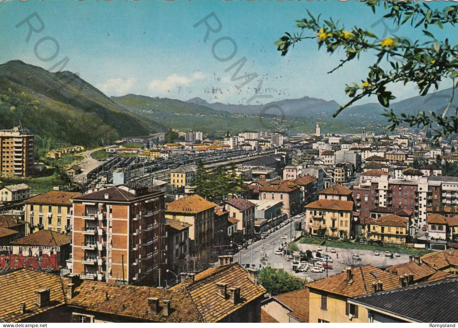 CARTOLINA  C1 CHIASSO,TICINO,SVIZZERA-VEDUTA GENERALE-VIAGGIATA 1965 - Chiasso