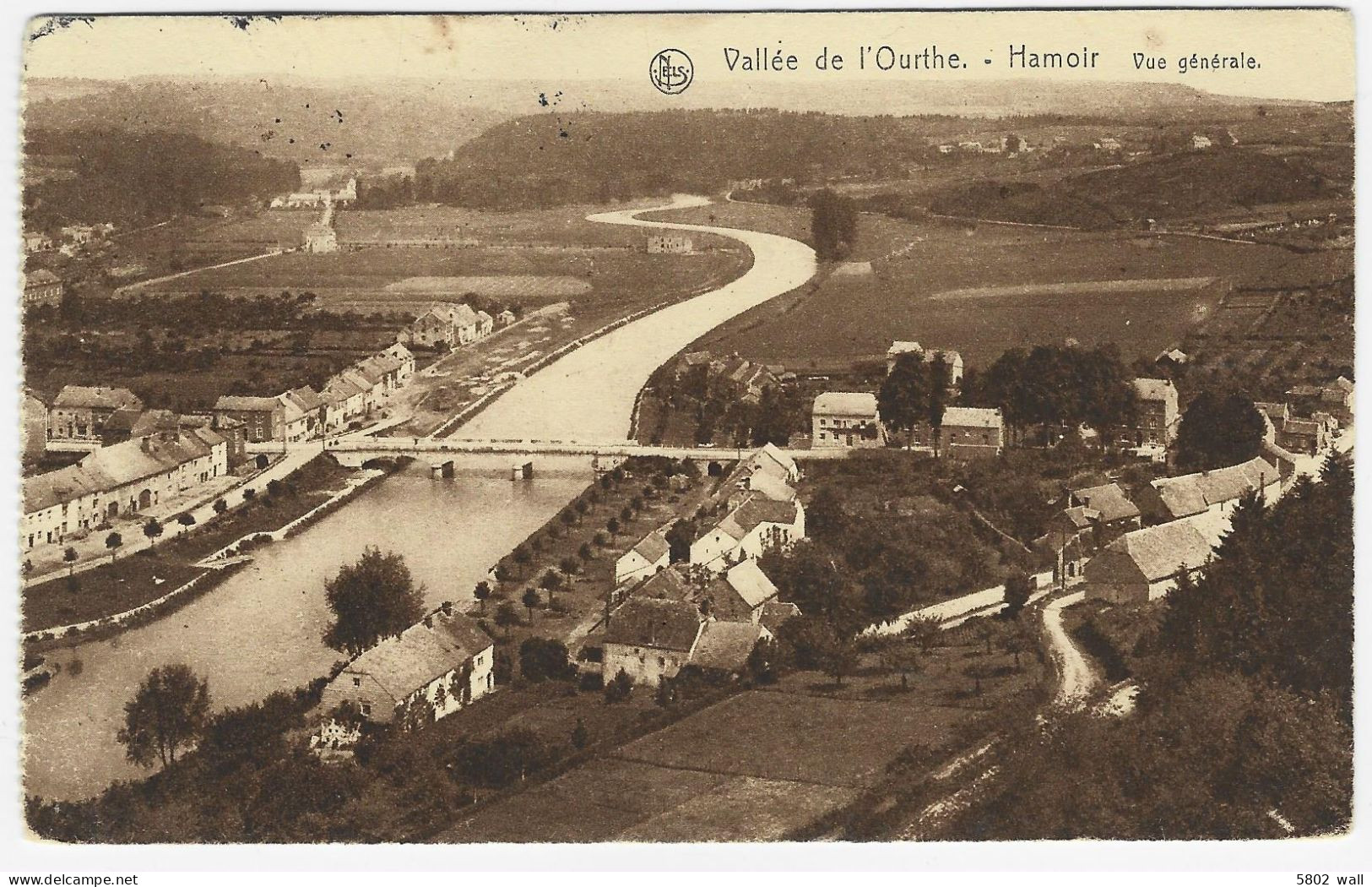 HAMOIR : Vue Générale - Feldpost 1917 - Hamoir