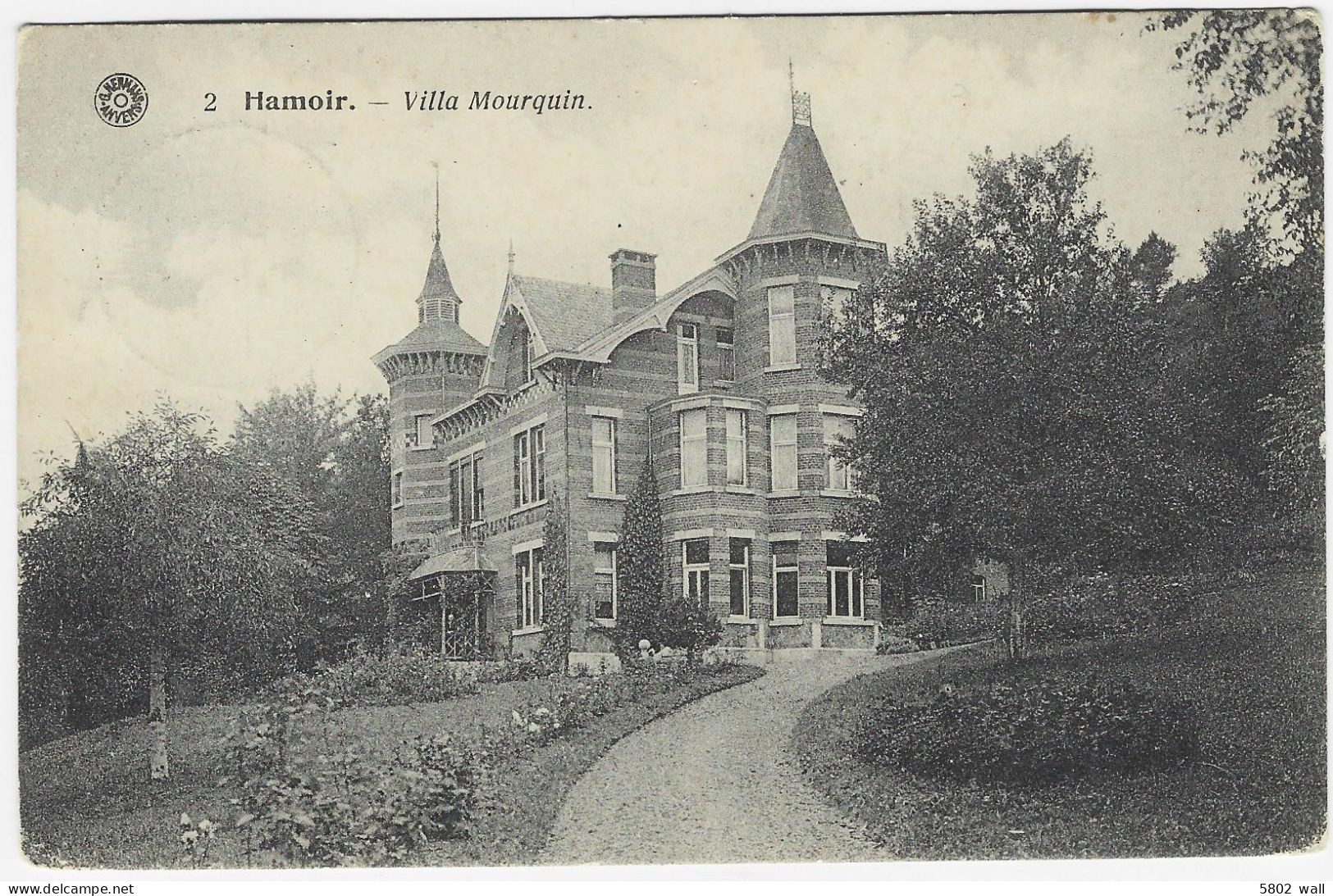 HAMOIR : Villa Mourquin - 1921 - Hamoir