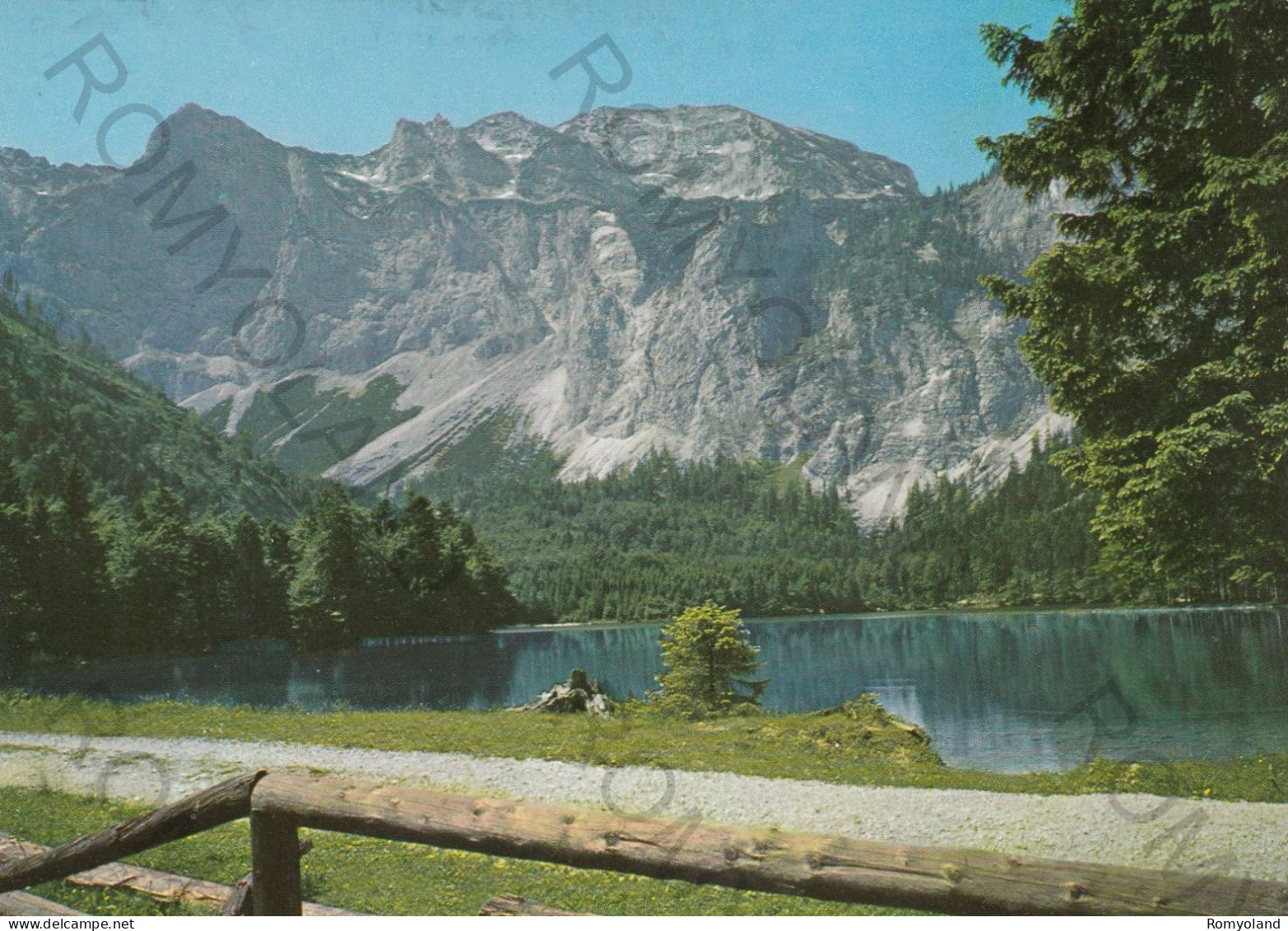 CARTOLINA  C1 EBENSEE,ALTA AUSTRIA,AUSTRIA-HINTERER LANGBATHSEE BEI EBENSEE-SALZKAMMERGUT-VIAGGIATA 1966 - Ebensee