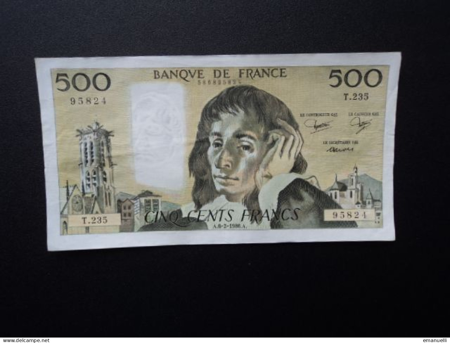 FRANCE : 500 FRANCS   6-2-1986   FAYETTE 71 / PICK 156e     TTB+ à Presque SUP  * - 500 F 1968-1993 ''Pascal''