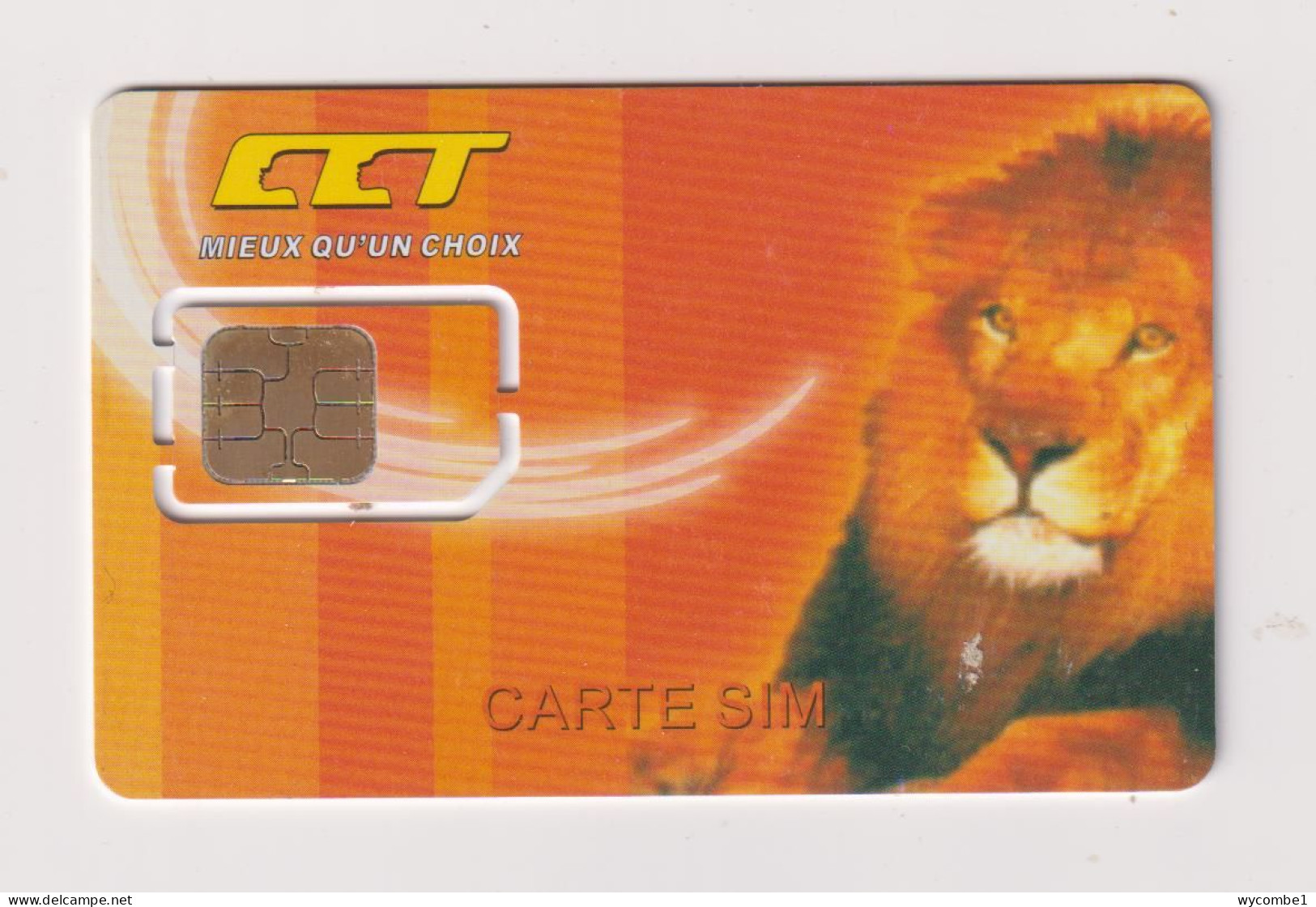 CONGO DR (Kinshasa) - CCT Lion Unused Chip SIM Phonecard - Kongo