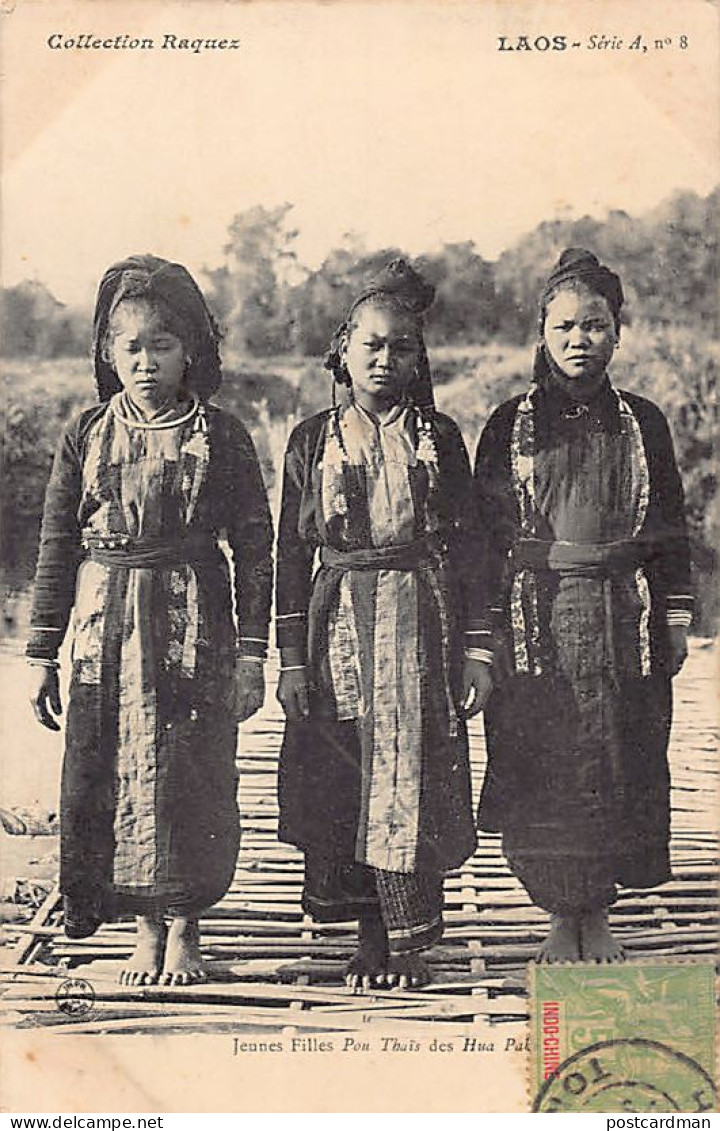 Laos - Jeunes Filles Pou Thaïs Des Hua Pahn - Ed. Collection Raquez - -  - Laos