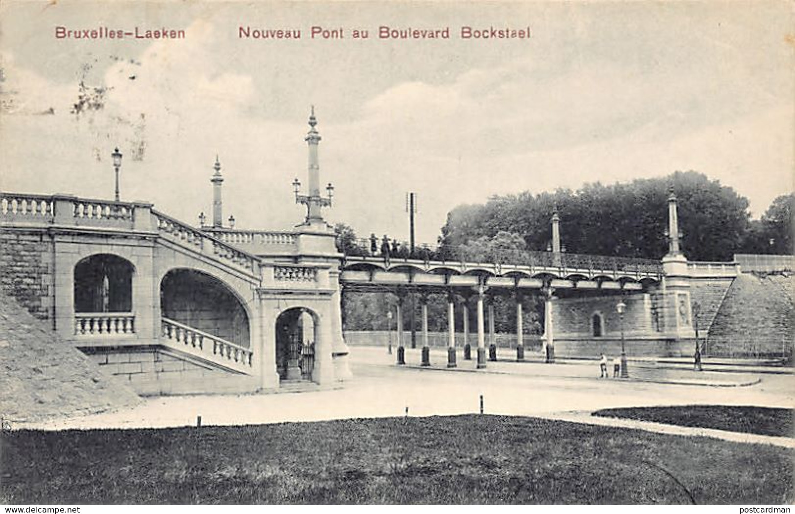 Belgique - LAEKEN Laken (Bruxelles) Nouveau Pont Au Boulevard Braeckel (1907) - Ed. Papeterie Royale - Laeken