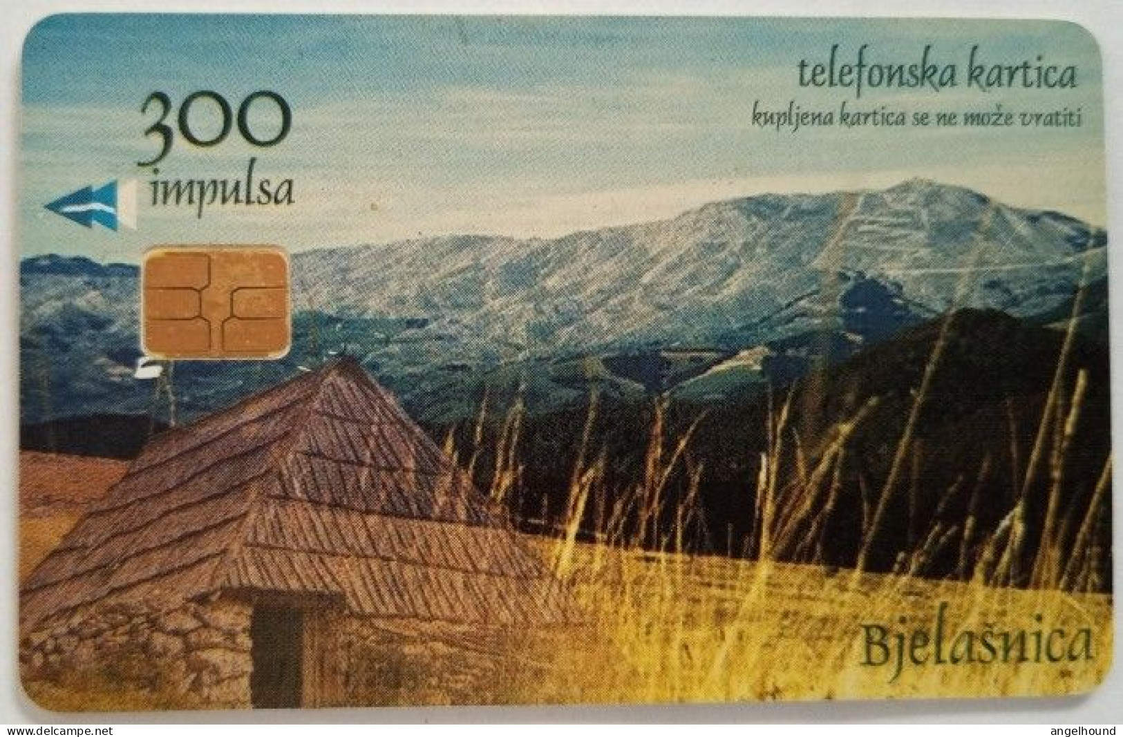 Bosnia 300 Units Chip Card - Bjelasnica - Bosnien