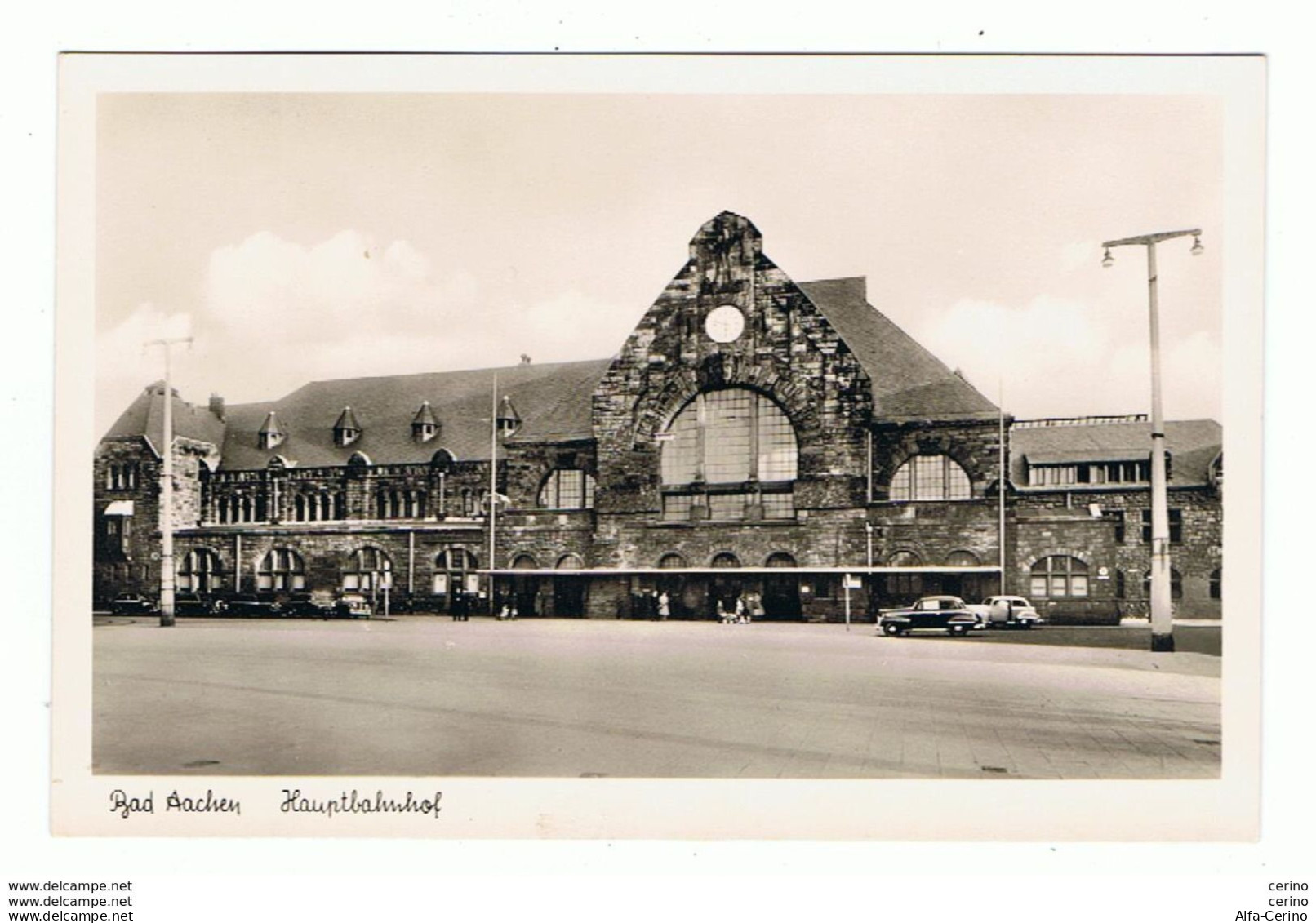 BAD  AACHEN:  HAUPTBAHNHOF  -  PHOTO  -  KLEINFORMAT - Stazioni Senza Treni