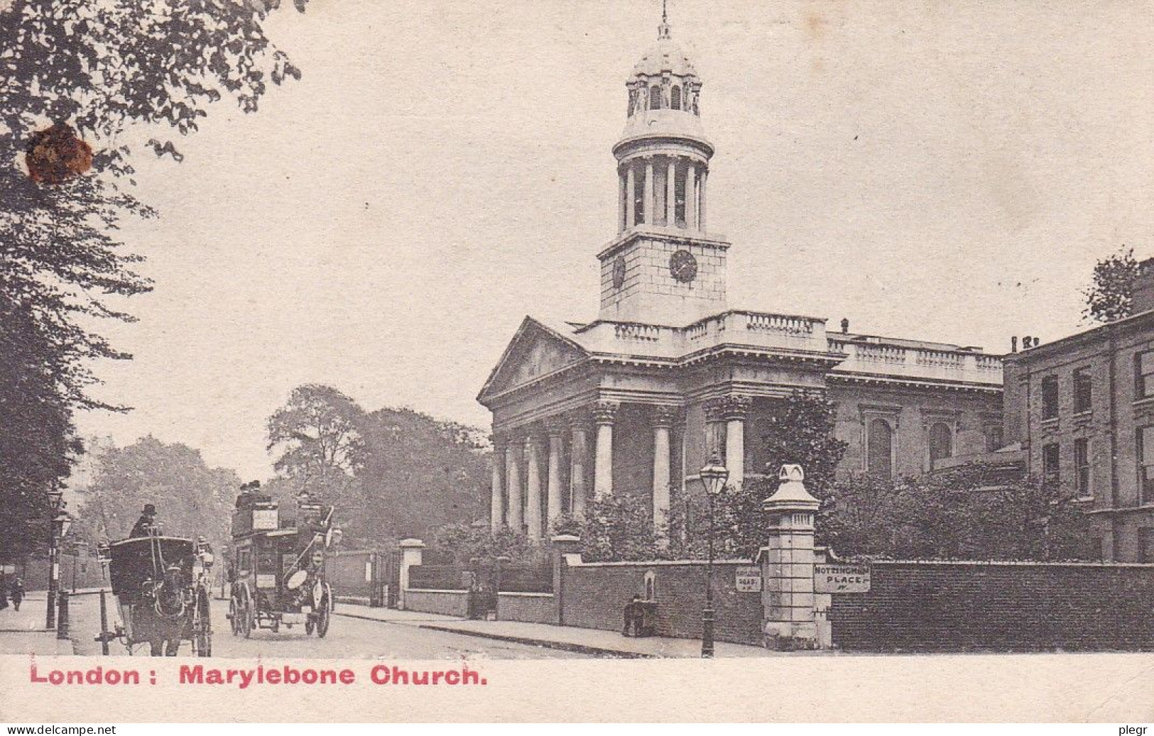 3-GBR01 01 107 - LONDON / LONDRES - MARYLEBONE CHURCH - River Thames