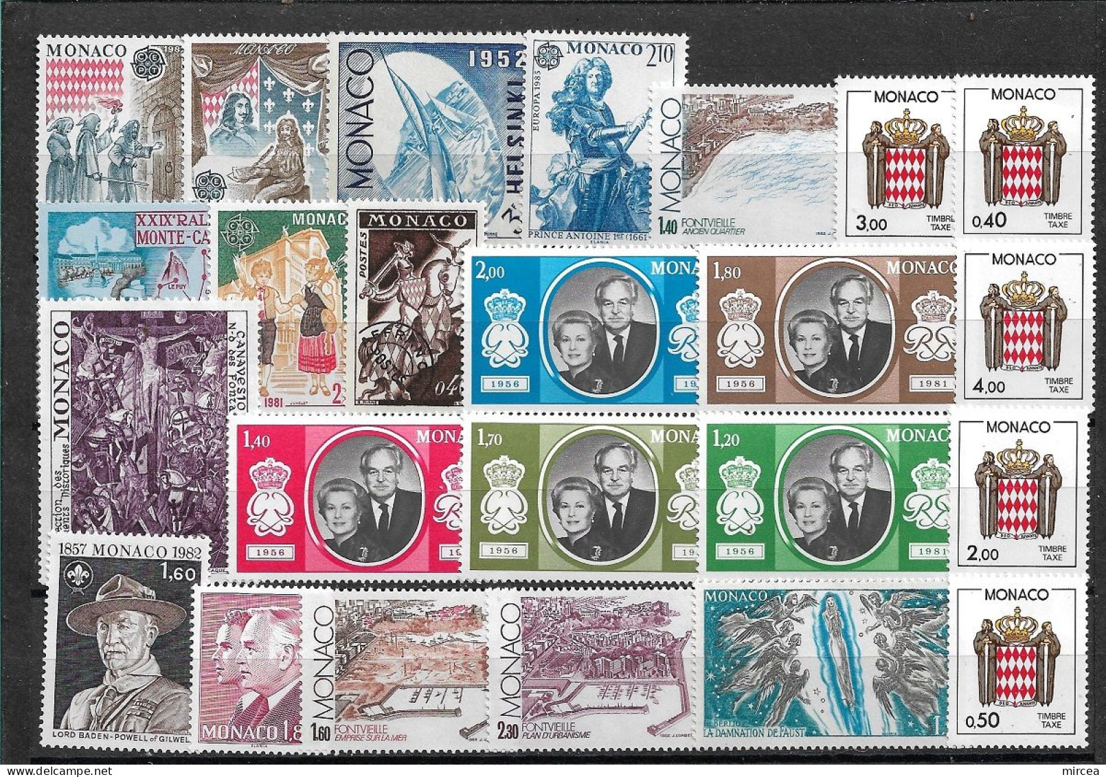 C5343 - Monaco Lot Timbres Neufs** - Collections, Lots & Series